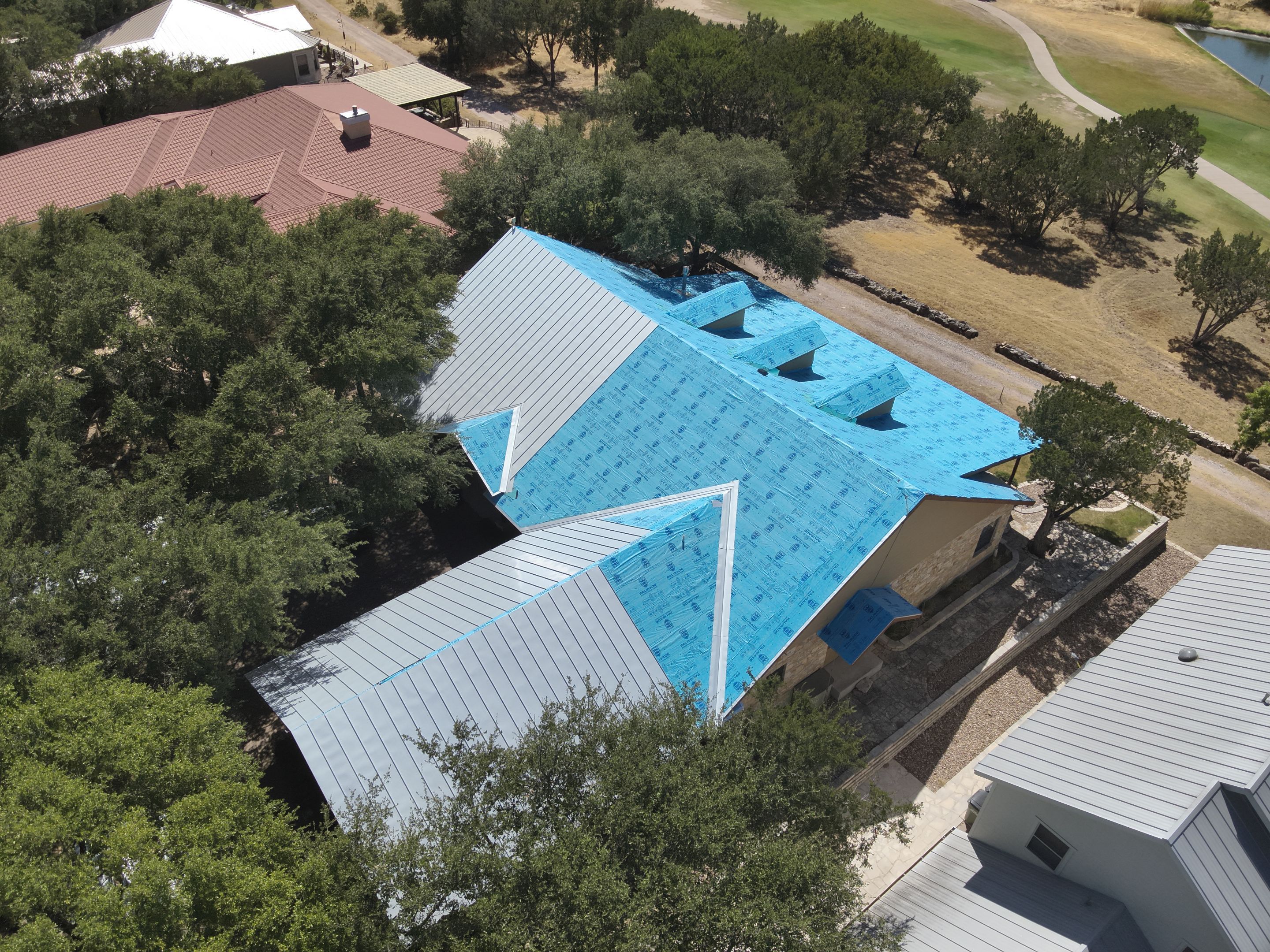 Metal Roof Replacement in Burnet, TX by Action Exteriors Austin