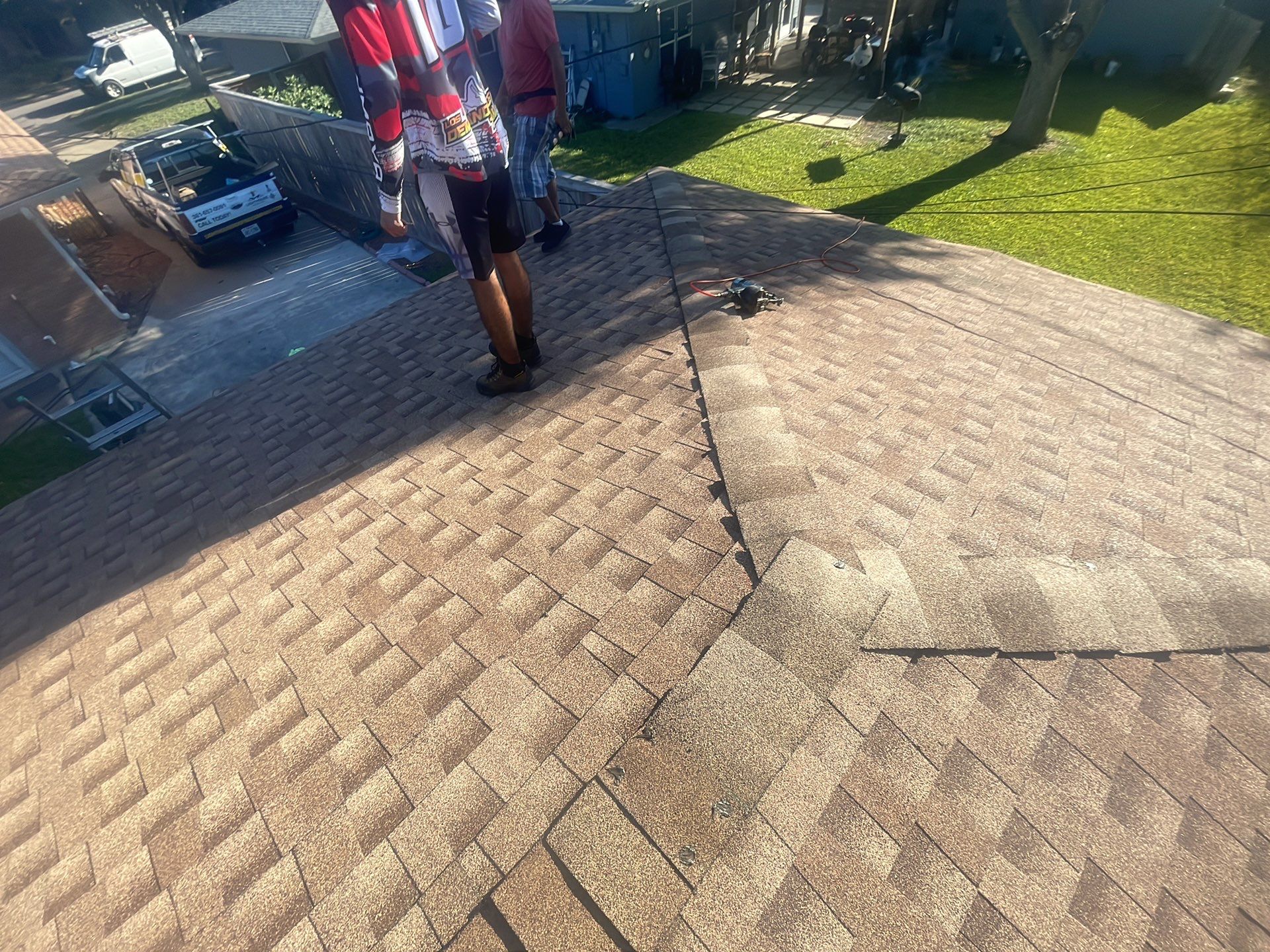 Residential Roofing Installation using GAF HDZ Shakewood by Lighthouse Roofing