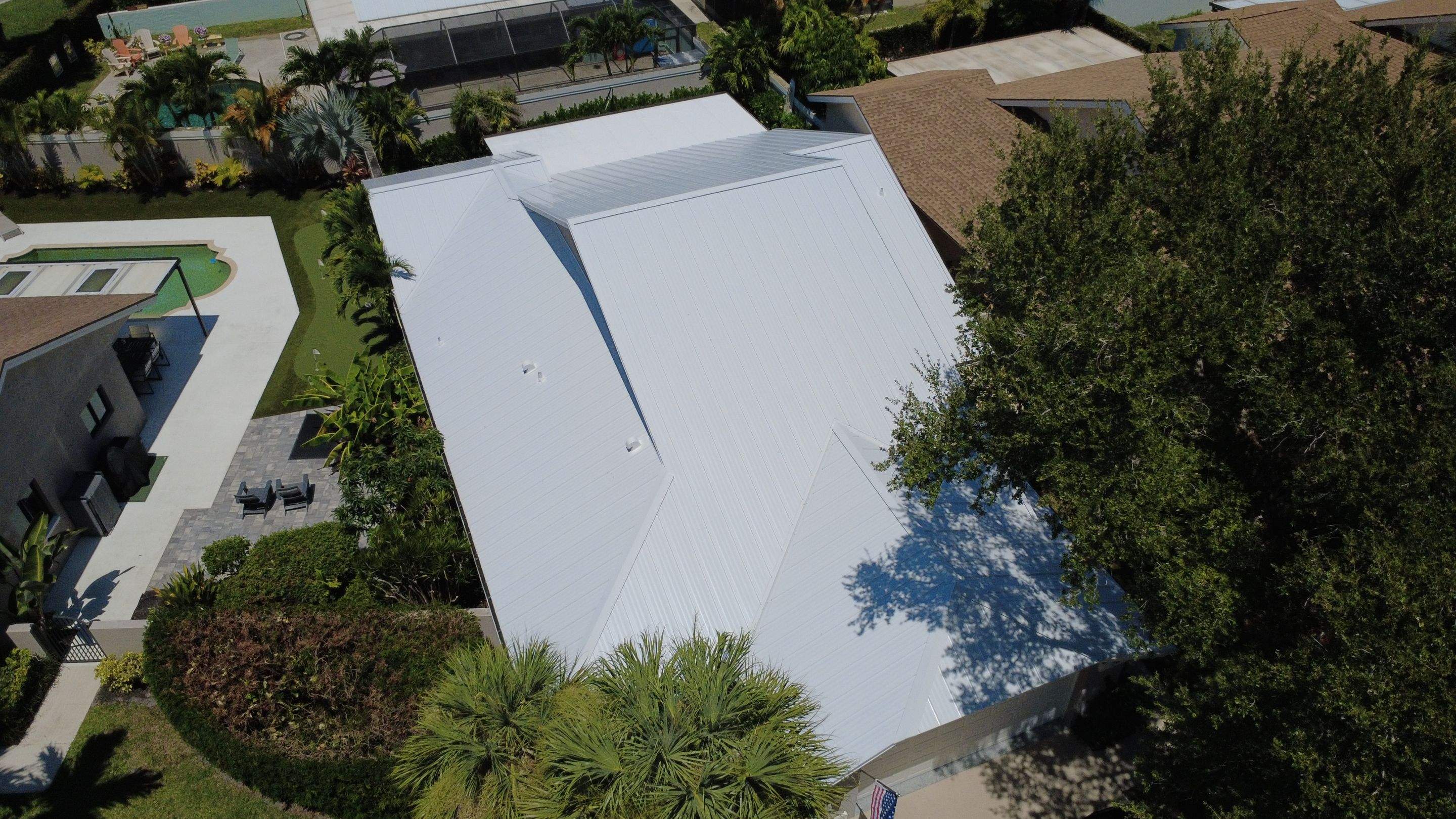 Kynar (Color Coated) Standing Seam Metal Roof Replacement by Sailfish Roofing