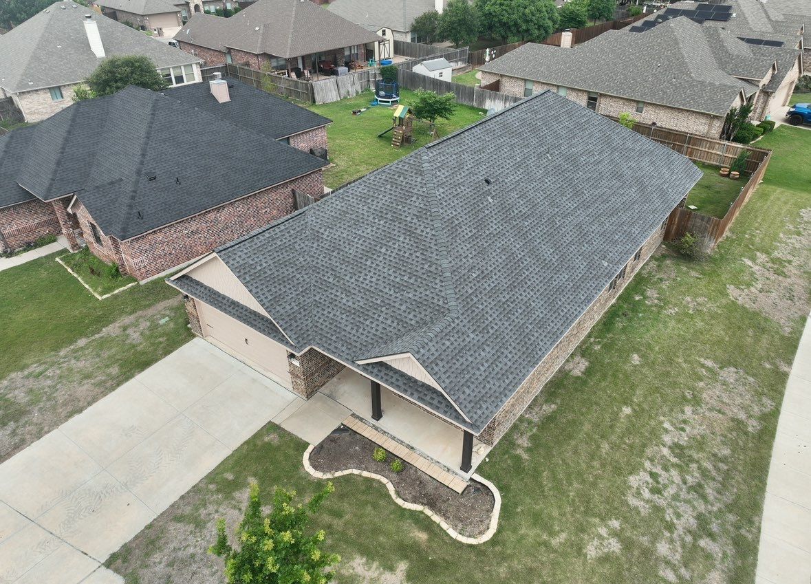 Residential Roofing Installation using GAF Timberline HDZ Pewter Gray by OneSource Roofing and Restoration
