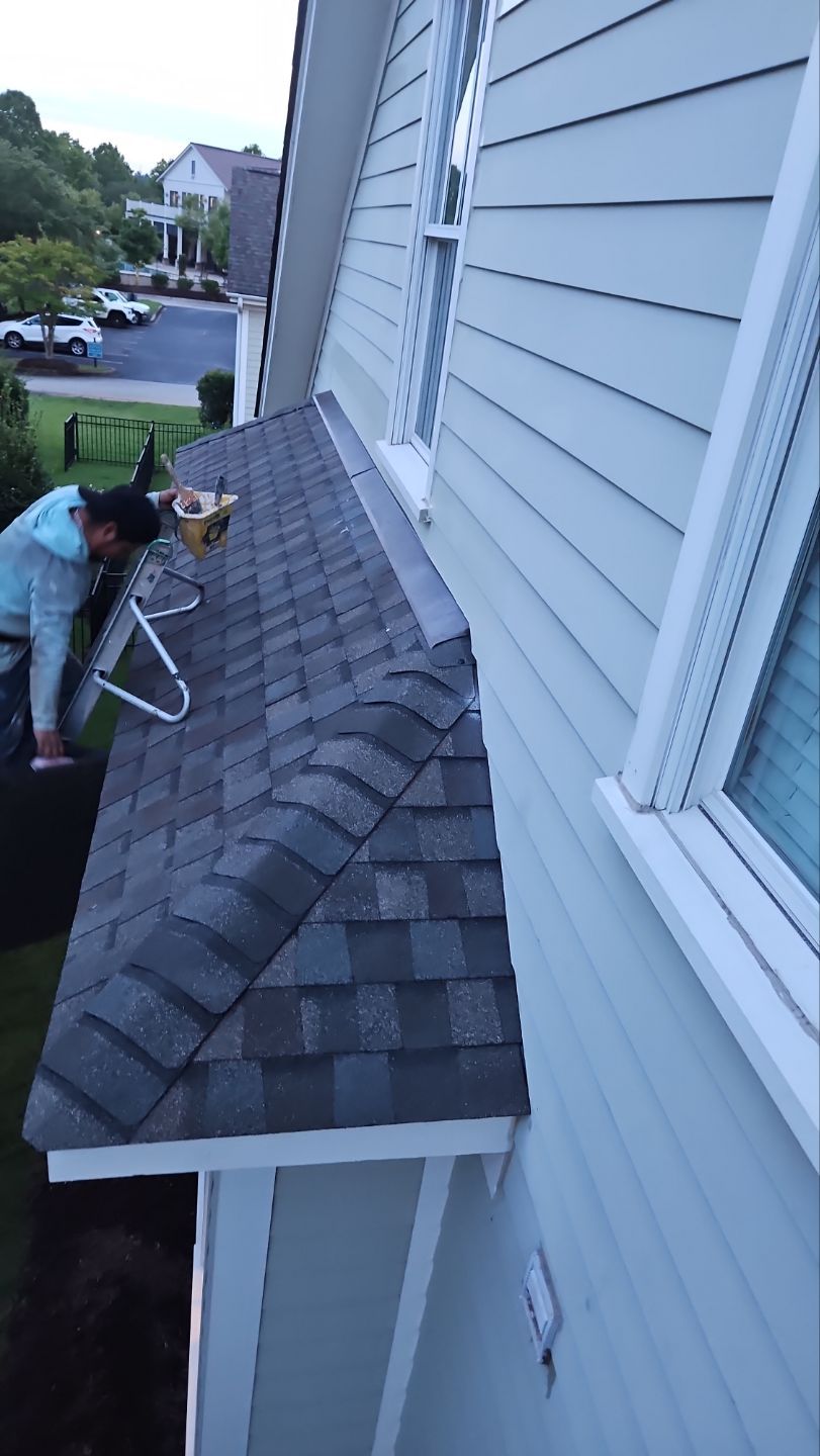 Flashing and siding repair by Indigo State Roofing