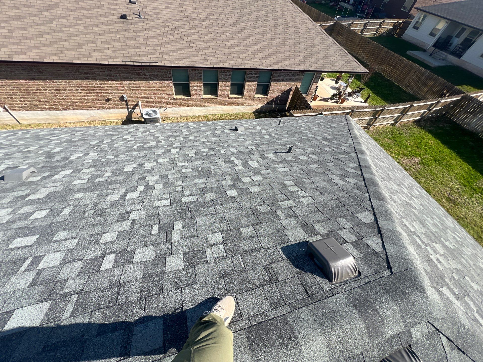 Residential Roofing Installation using IKO Nordic Class 4 Impact Resistant 30yr Architectural Shingles. Color: Castle Grey by WR Roofing Solutions