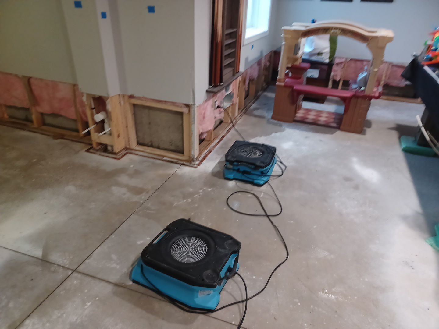 Project in South Lyon by EzDry Water Mitigation & Property Restoration