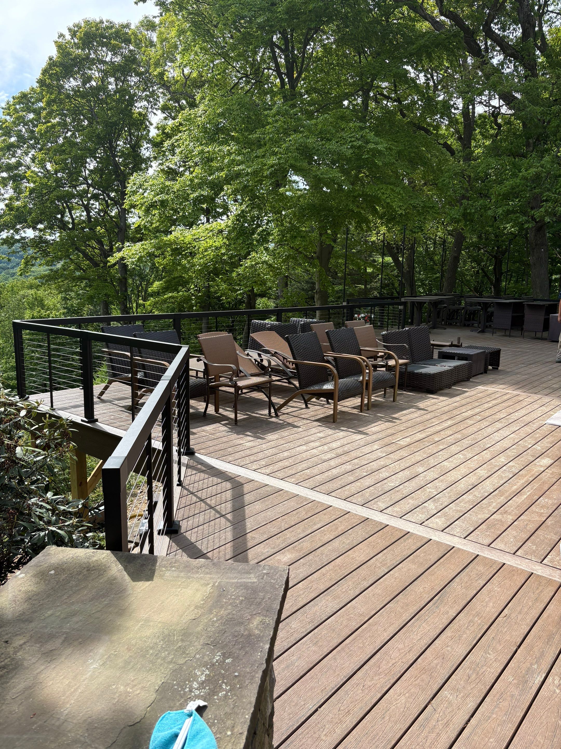 1500 sq/ft Composite Deck Build with Outdoor Kitchen in Champion by Cousins Roofing Siding & Decks