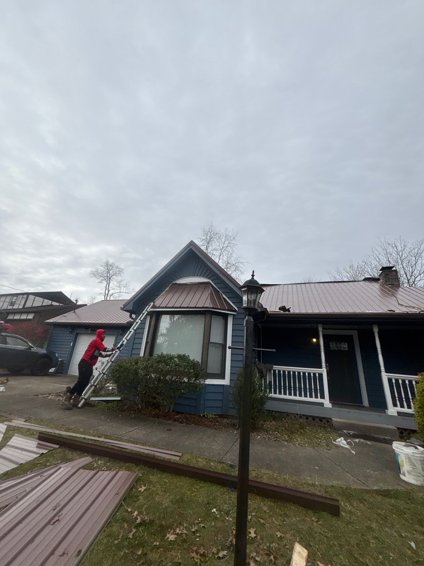 Residential Roofing Installation using Metal by Rainstoppers Roofing