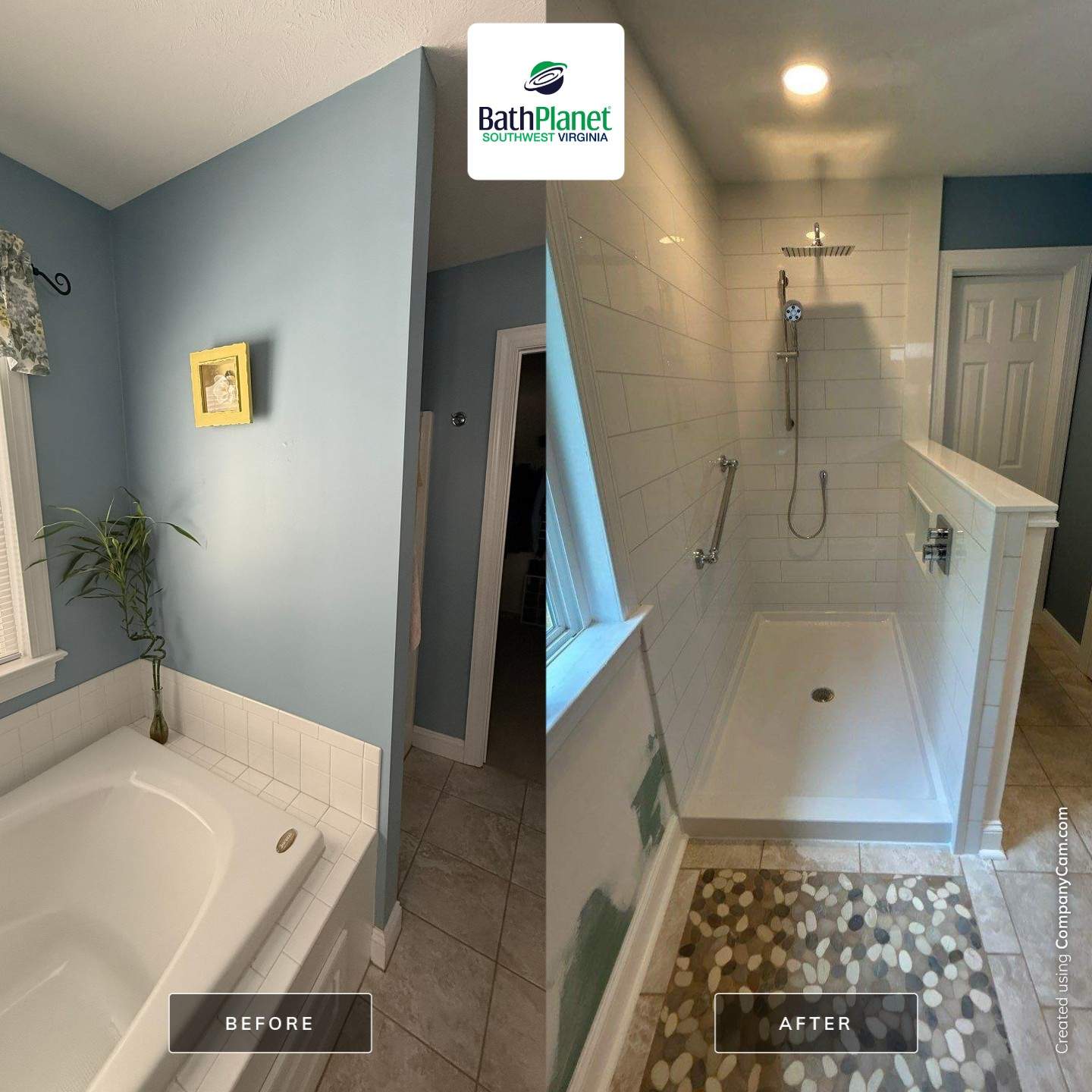 Bathroom Redesign by BathPlanet SW Virginia
