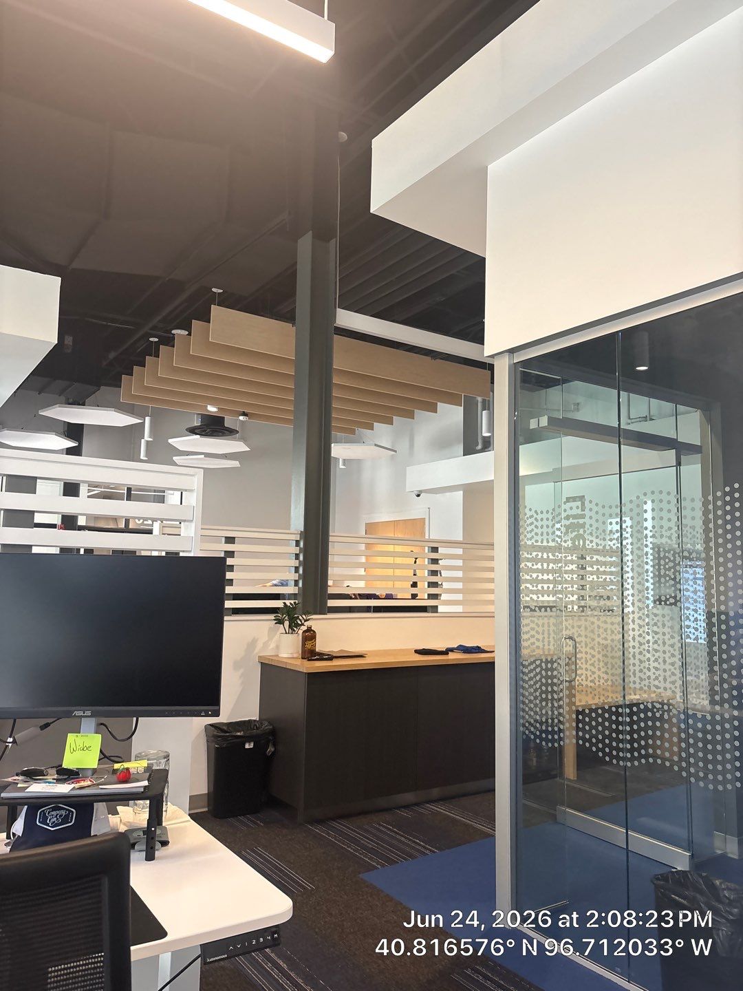 Modern Commercial Office Renovation with Glass Partitions in Lincoln by CompanyCam Sales Demo