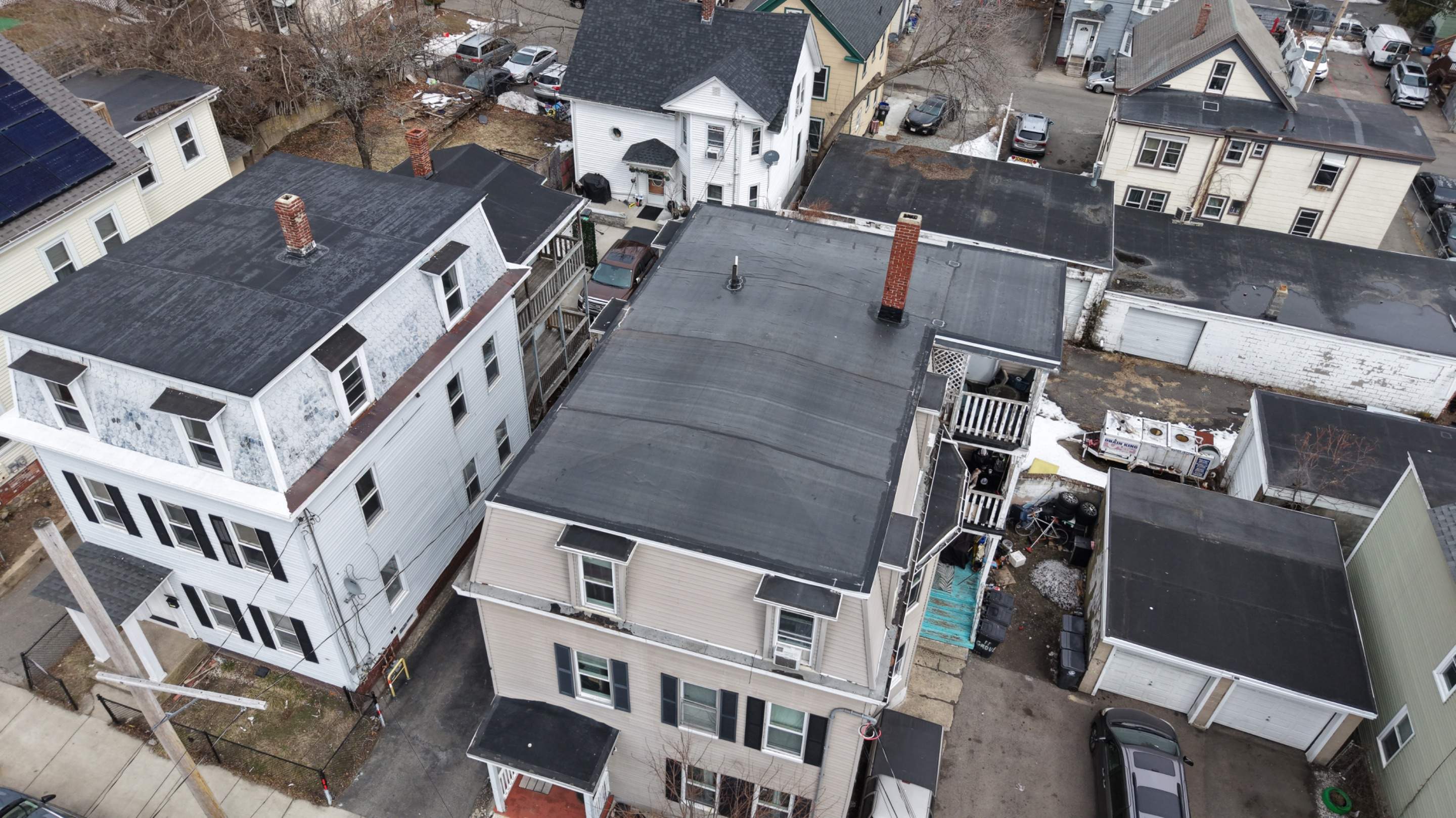 Gravel Roof Tear-Off & EPDM Rubber Roof Conversion in Haverhill, MA by JOHNNYS PRO