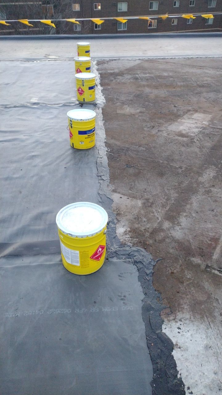 Commercial flat roof parma by Absolute Roofing and Construction