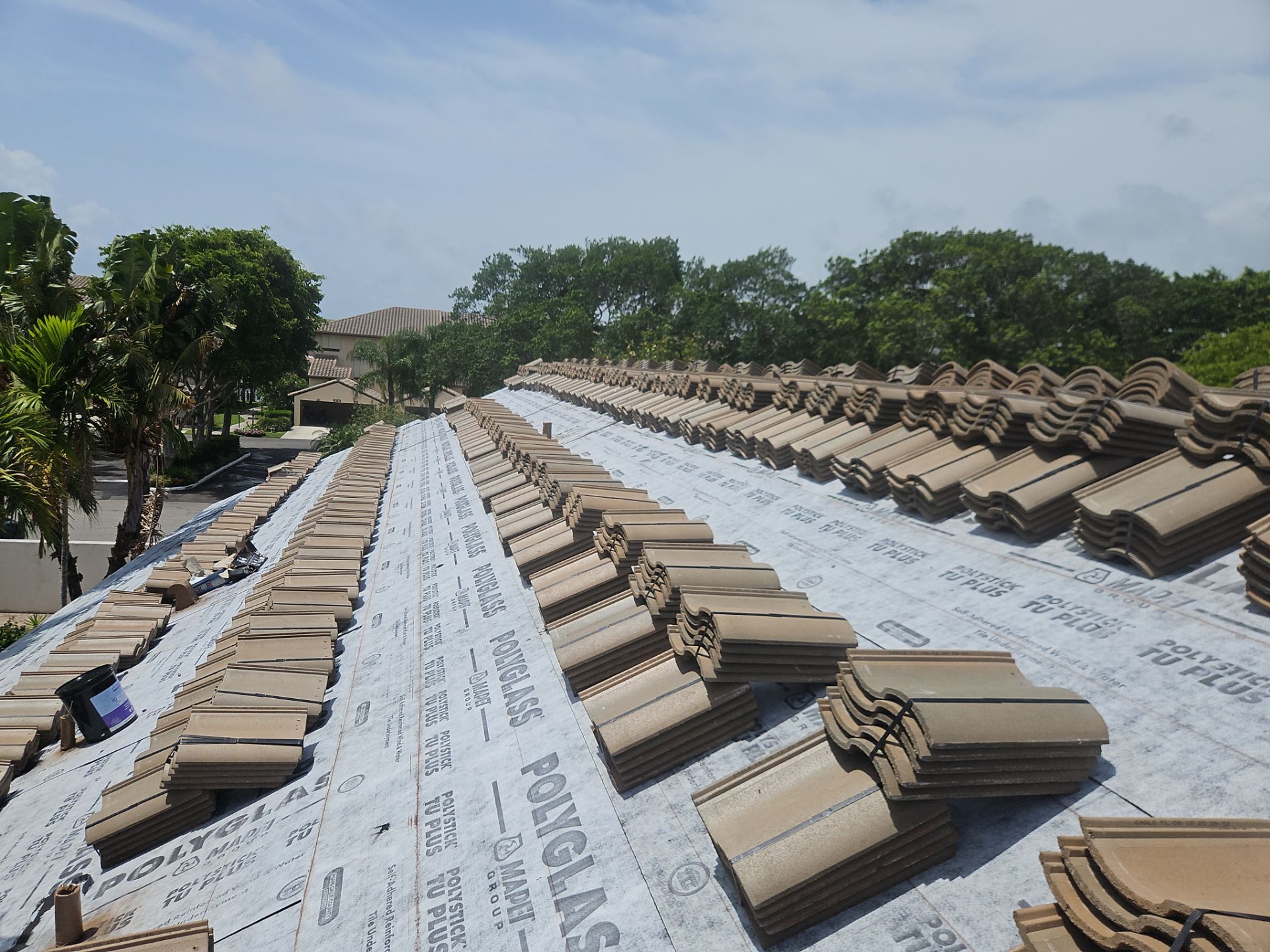Residential Roofing Installation using Eagle Roofing Tile by BLUES BROTHERS ROOFING