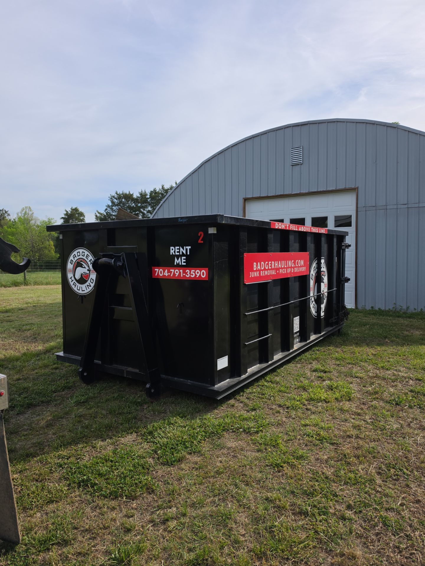 Dumpster Rental Frog Pond by Badger Hauling