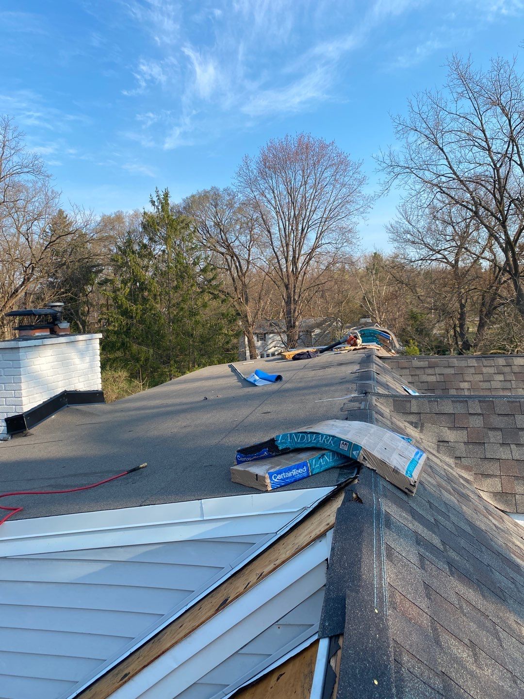 Roof Replacement using CertainTeed Landmark by 180 Contractors