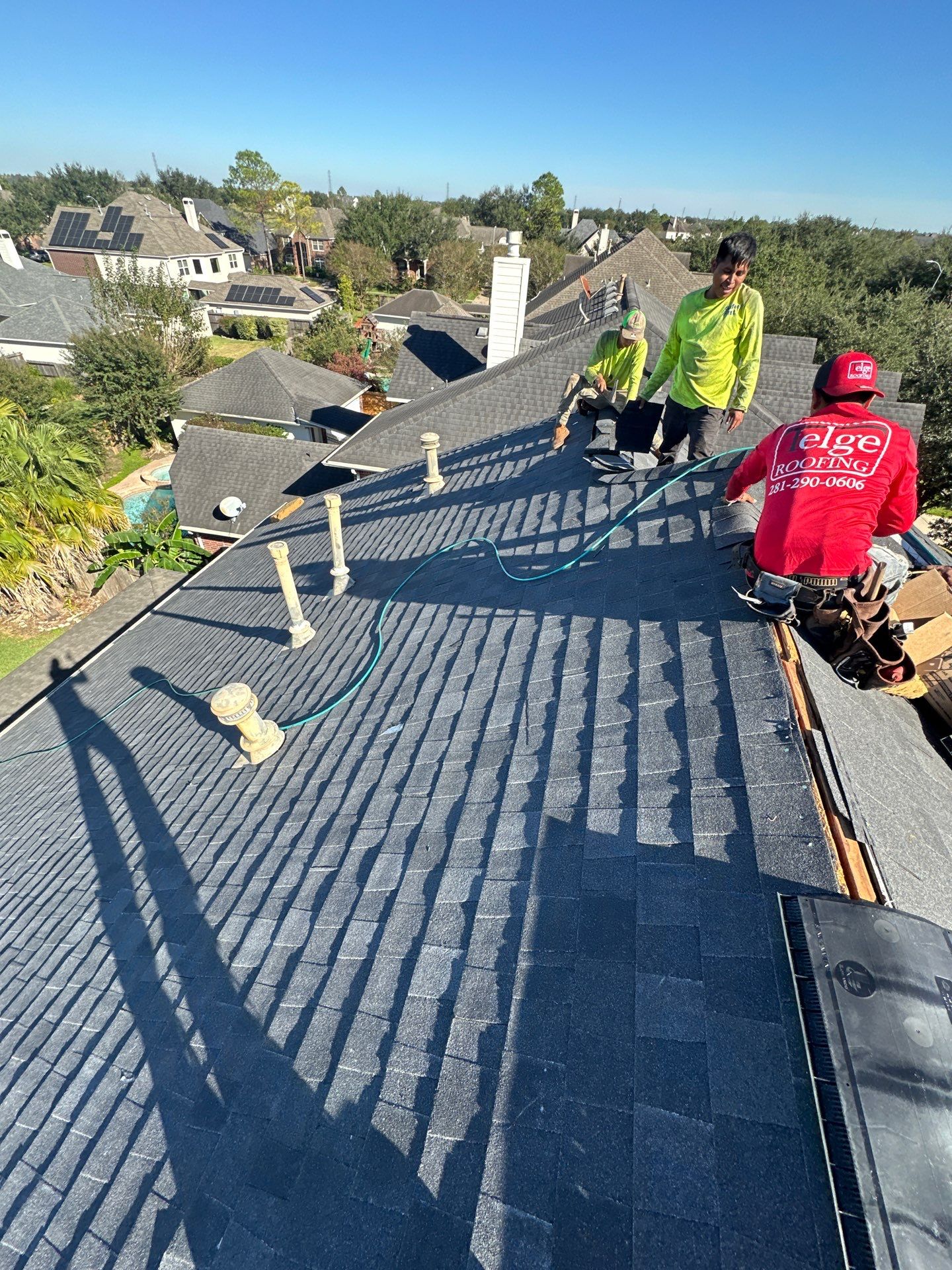 Project in Pearland by Motion Roofing