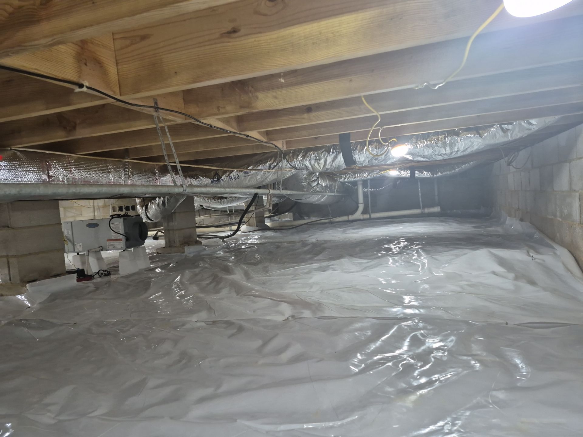 Project in Williamsburg by Patriot Crawl Space Repairs