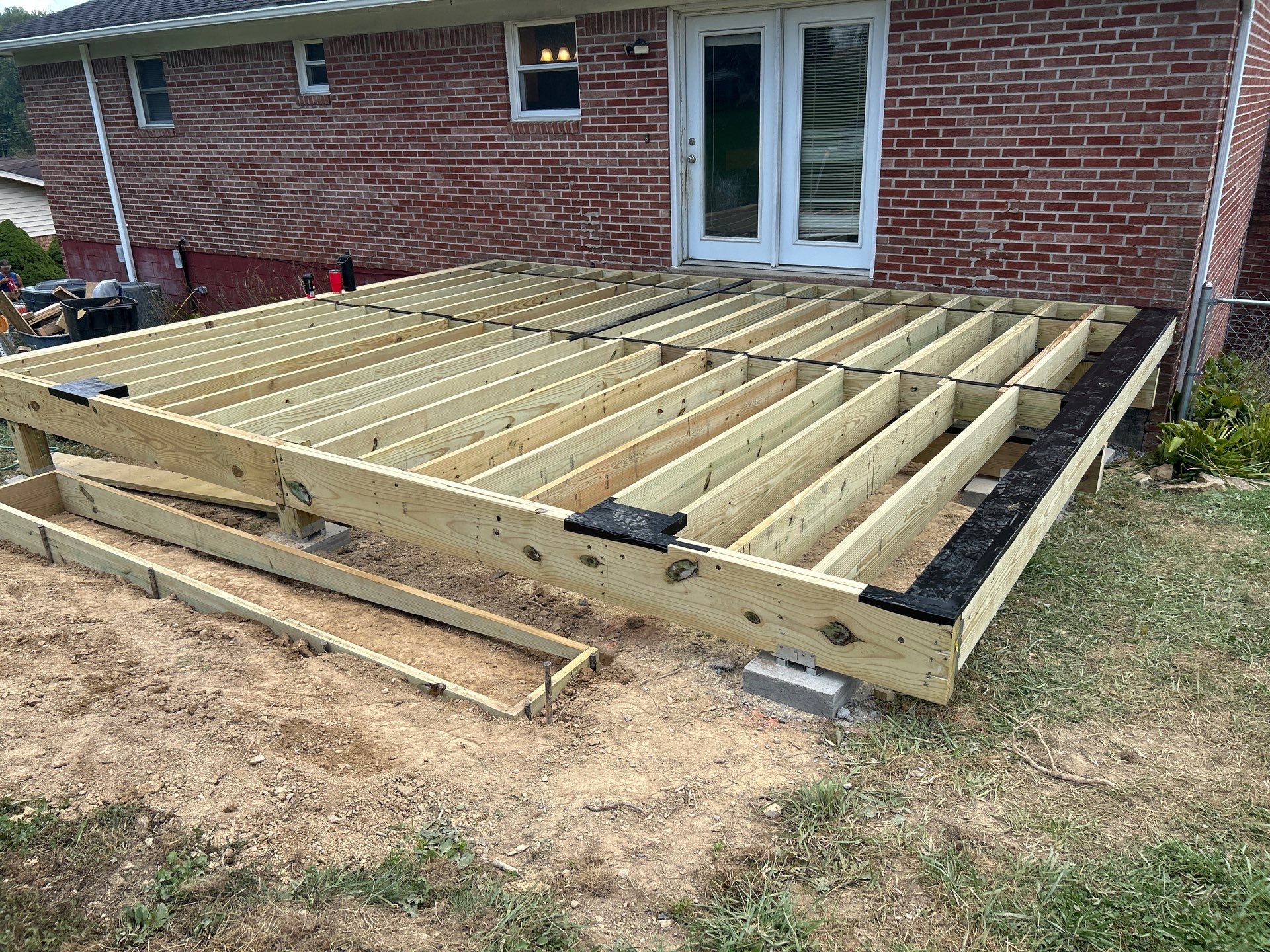 Composite Deck Replacement and Metal Railing Installation in Beckley by Walnut Hollow Decks & Outdoor Living
