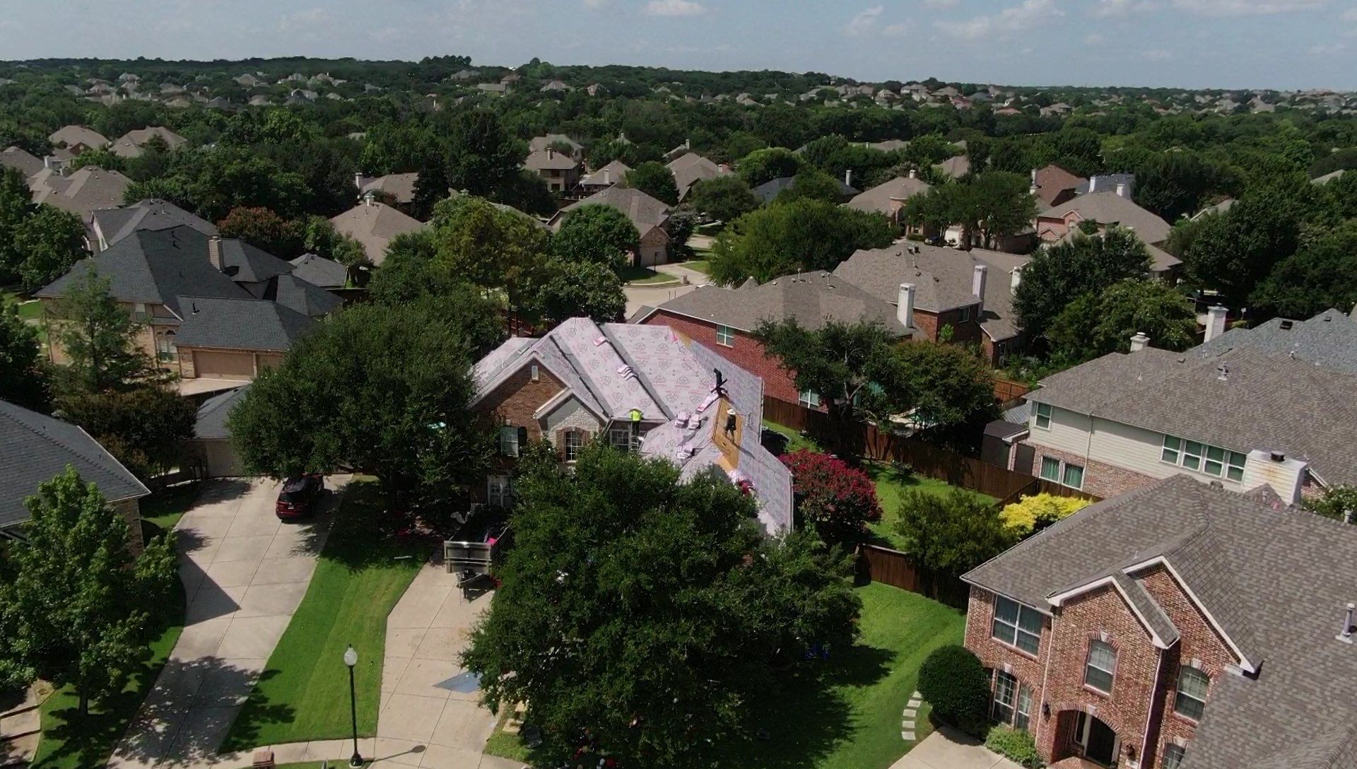 Residential Roof Replacement in Keller TX by Becker Roofing and Exteriors