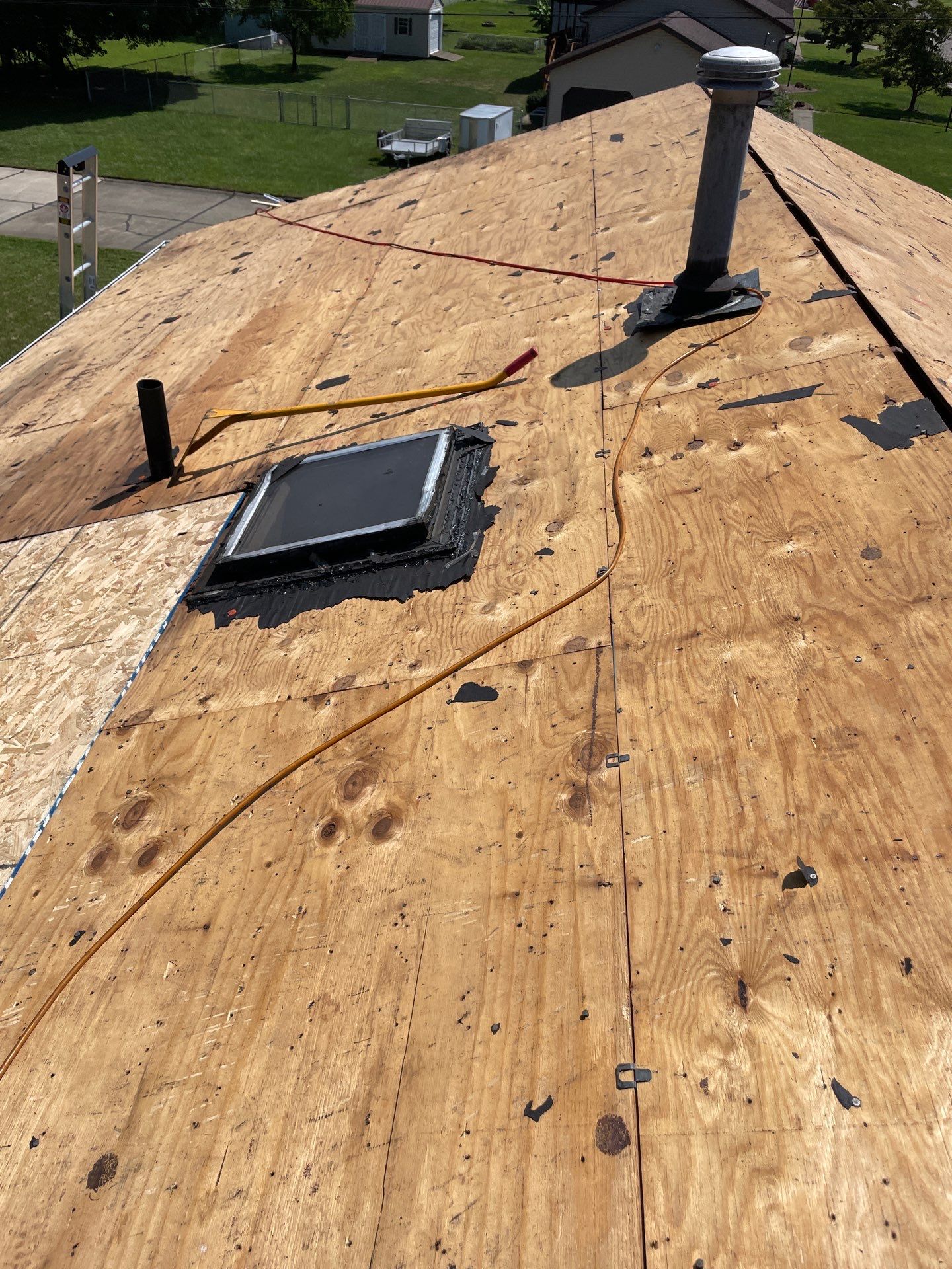 Residential Roofing Installation using GAF Timberline HDZ Oyster Grey by Rainstoppers Roofing