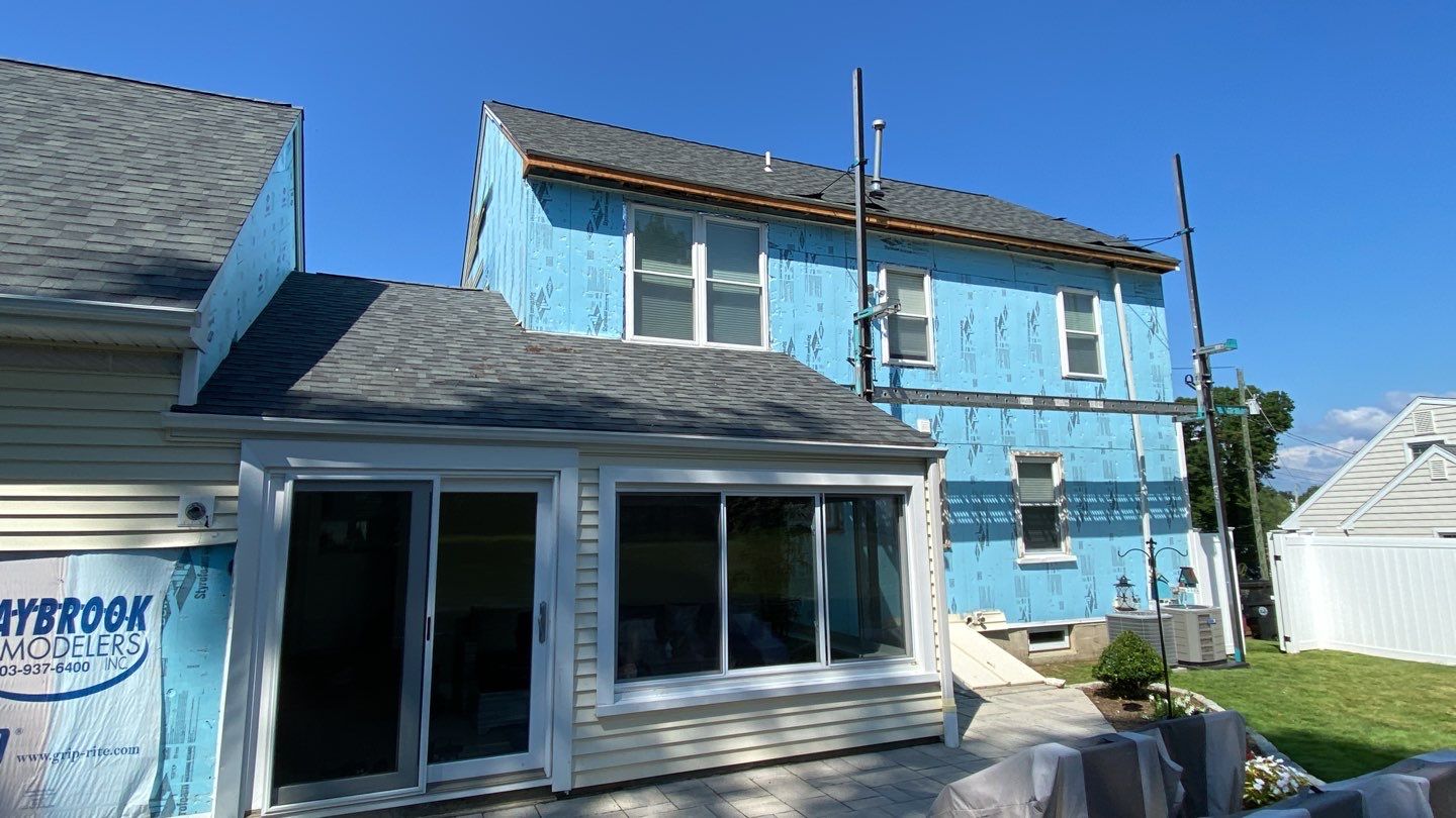Residential Roofing Installation using Owens Corning TruDefinition & Certainteed Cedar Impressions Pacific Blue by A Plus Exterior