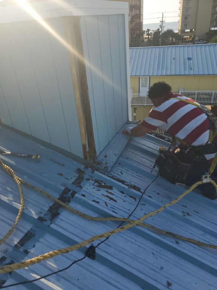 Commercial Roofing Installation using Metal roofing by American Roofing & Construction LLC