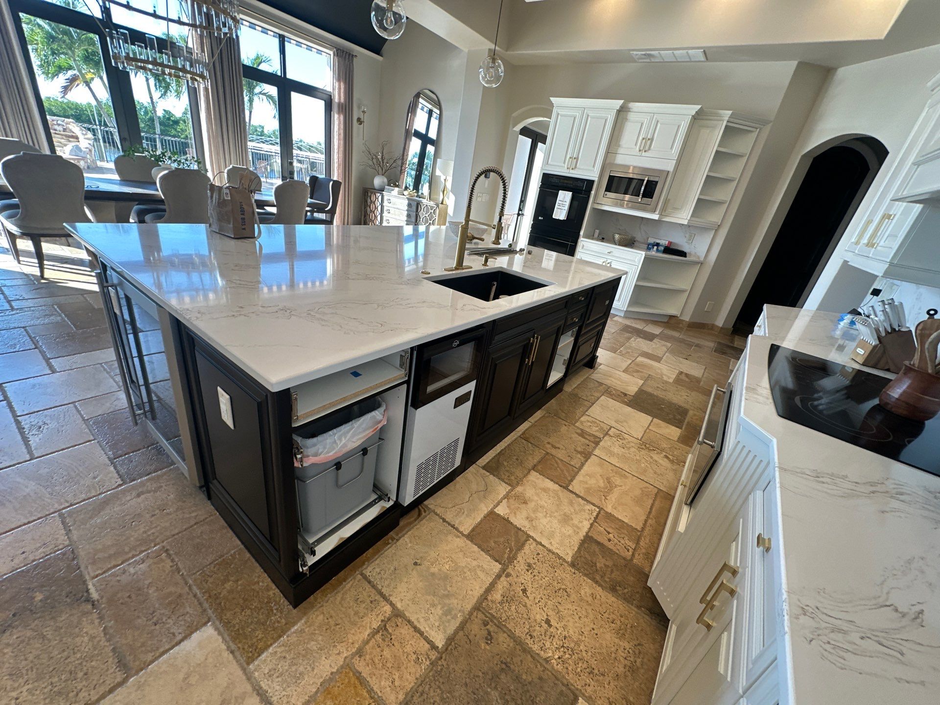 Two Tone Cabinets Repaint by Fresh Coat Painters