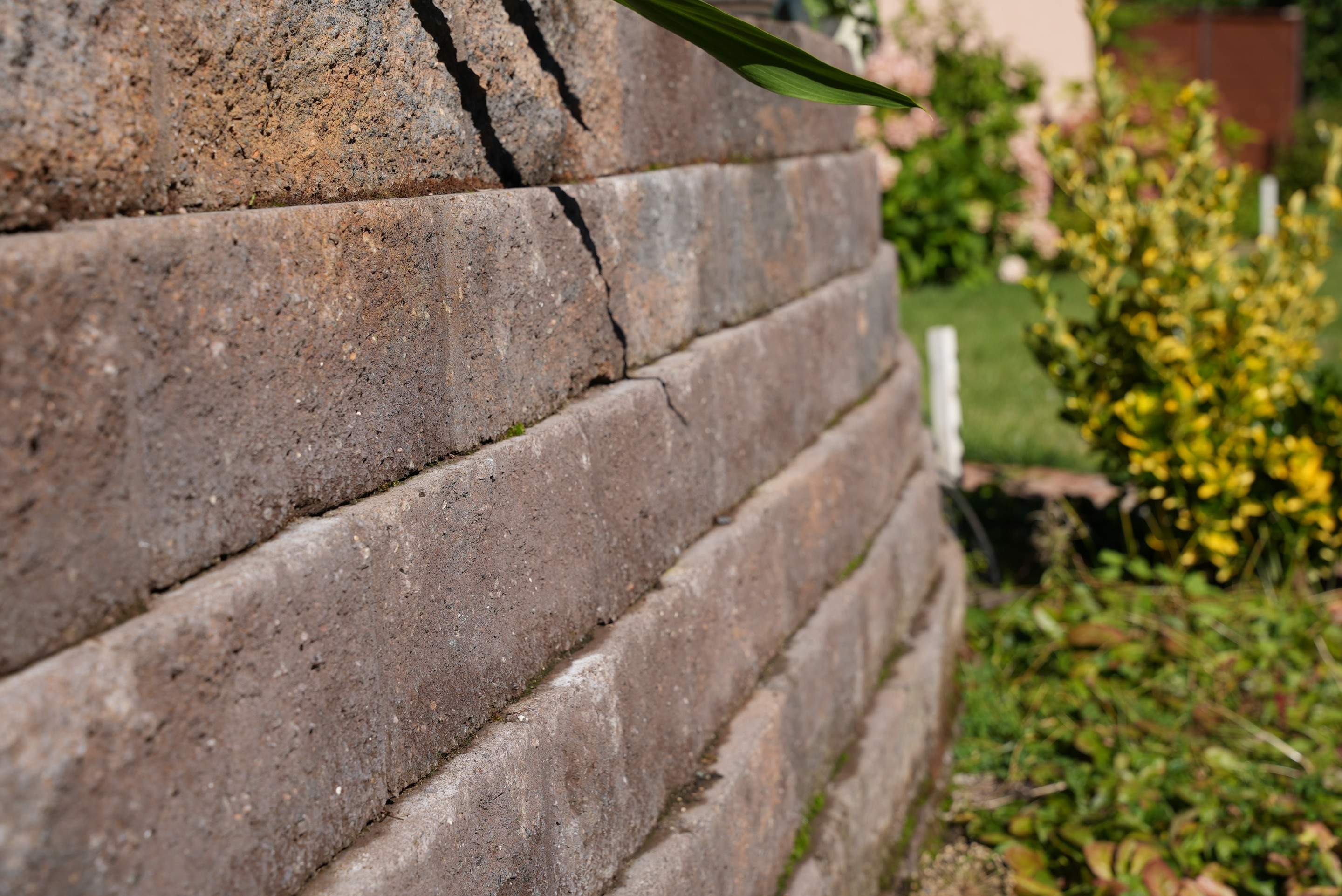 Mehta | Tiled Driveway with Sealer & Retaining Wall  by Jireh Asphalt & Concrete Inc 