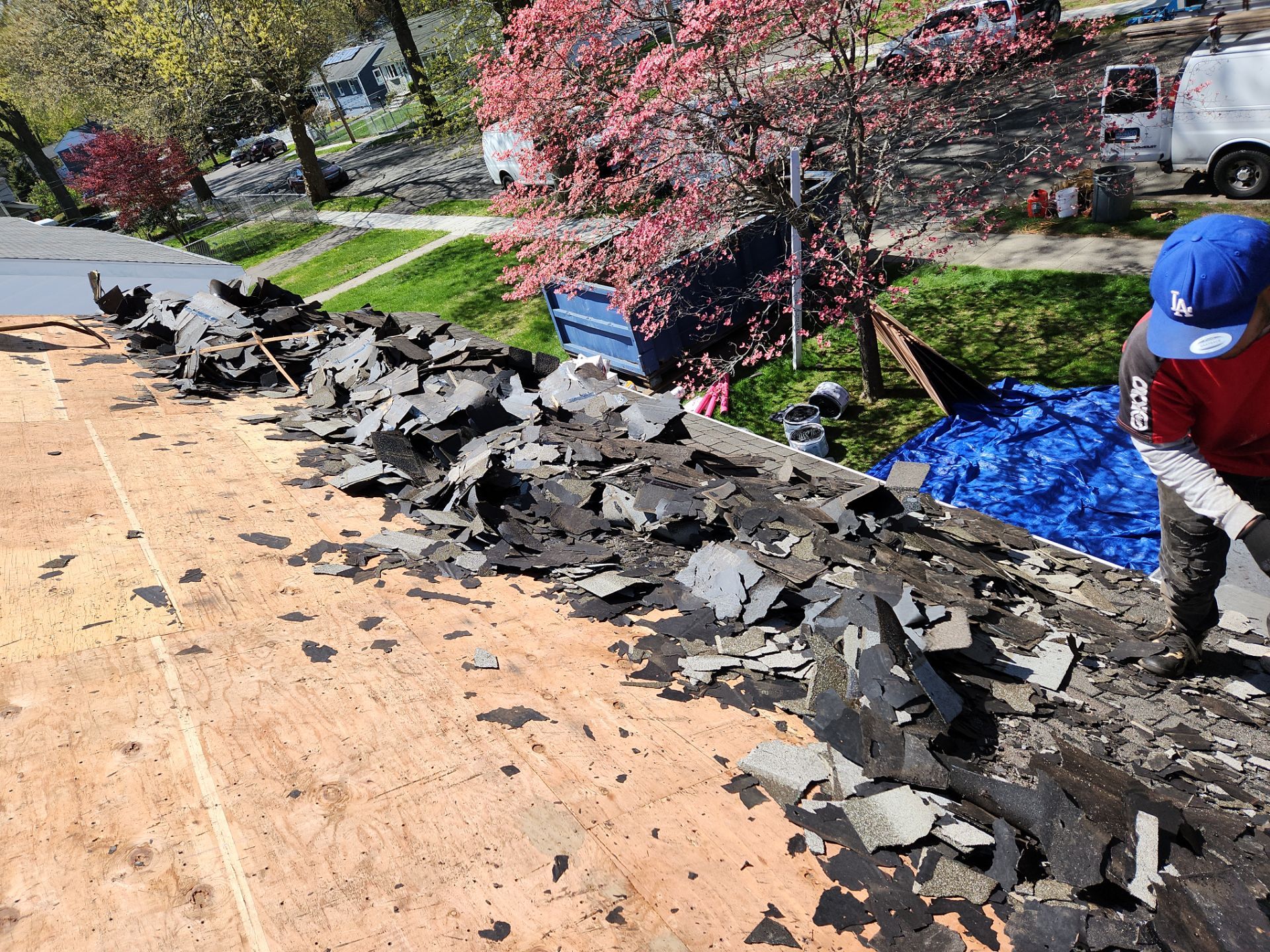 Residential Roofing Installation and Structural Plywood Replacement in Stratford by A Plus Exterior