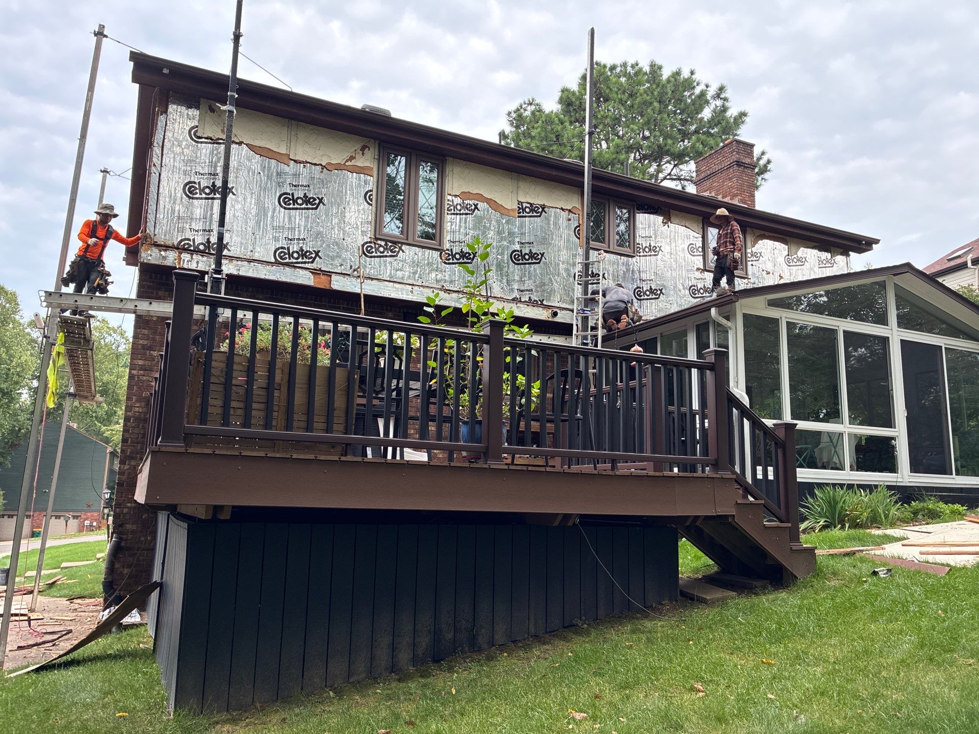 James Hardie Tudor Home Renovation by Ideal Siding Pittsburgh