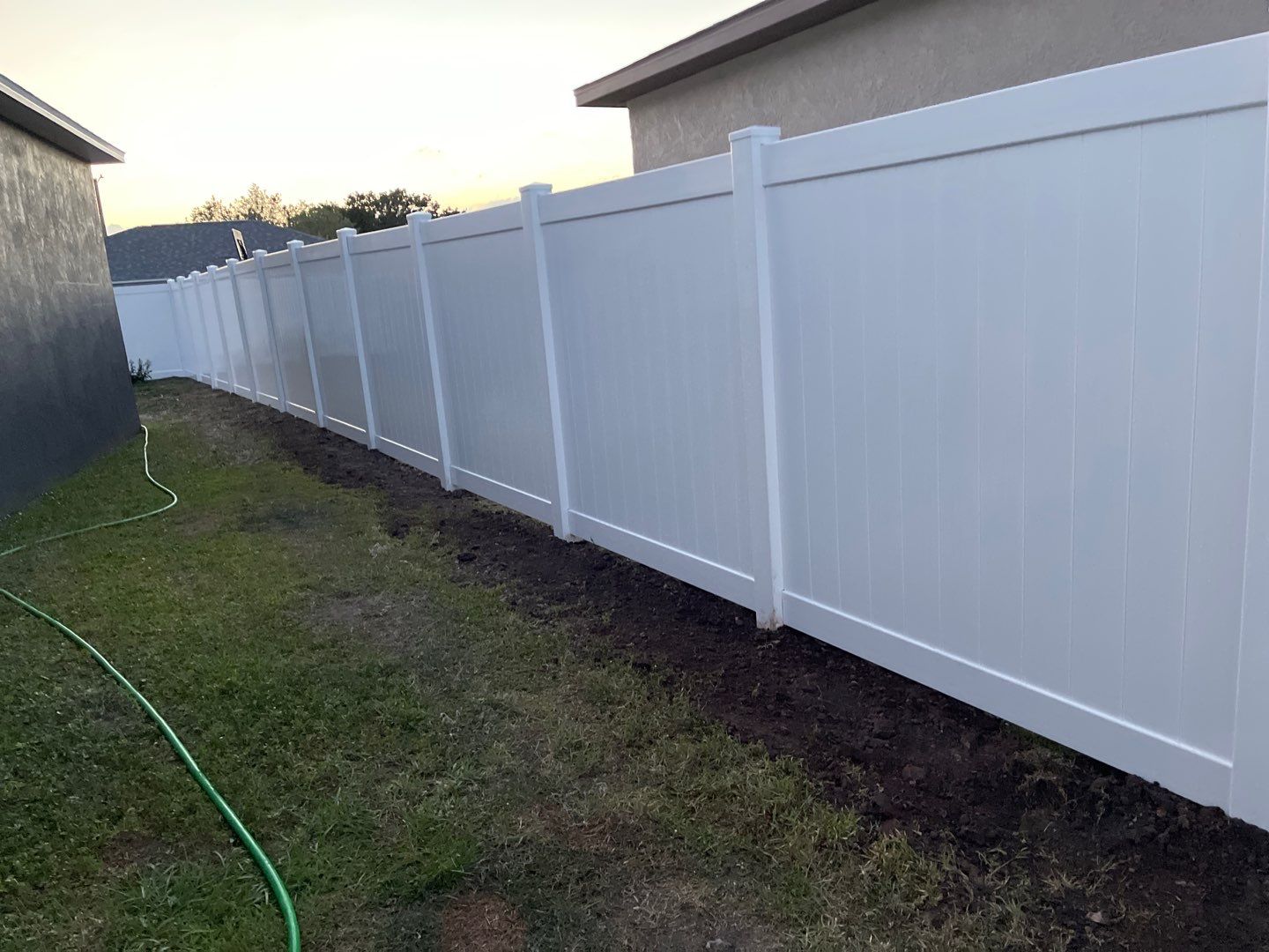 Riverview, FL 6ft. Tall White Vinyl Privacy Fence by Asap fence and gates, LLC