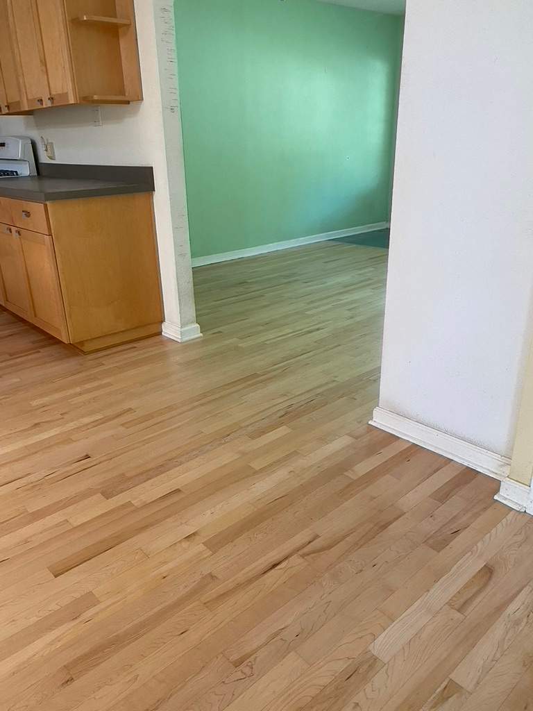 Former Gym Floors Refinished in Newcastle Residential Home by Footprints Floors South Sacramento