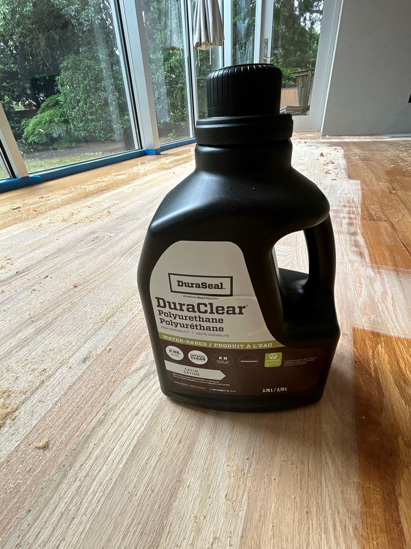 Natural Red Oak floor refinish by Footprints Floors of East Atlanta