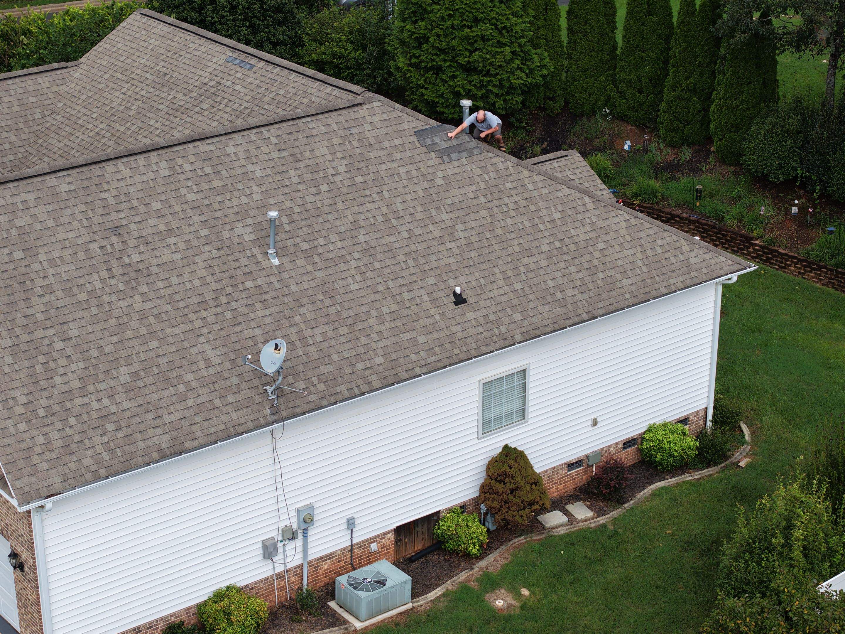 Residential Roof Replacement using CERTAINTEED LANDMARK AR WEATHERWOOD, captured on Aug 22, 2025 with CompanyCam.