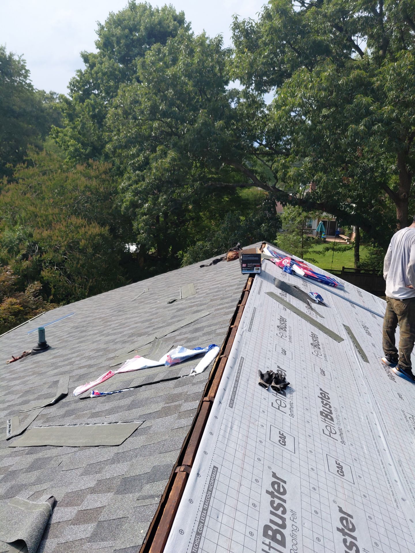 Alexandria: Residential Roof Replacement with GAF Timberline HDZ in Nantucket Morning by RM Banning, Inc.