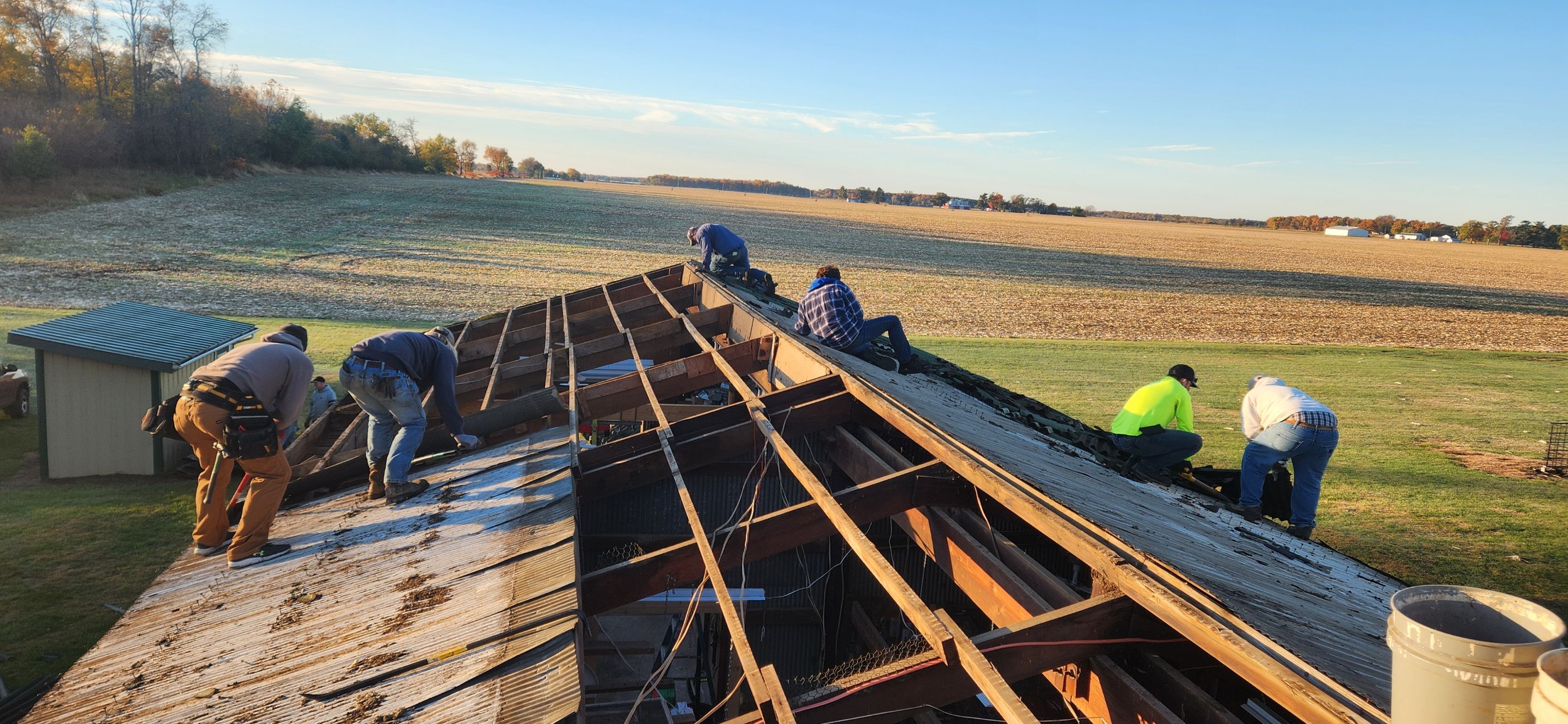 Project in Howe by Cornerstone Builds LLC 