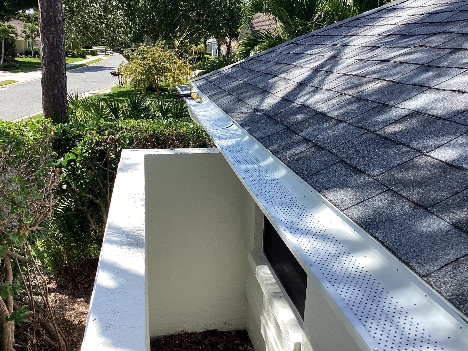 Gutter Guard System for a Leaf-Free Home in Sarasota FL by Gutter Professors