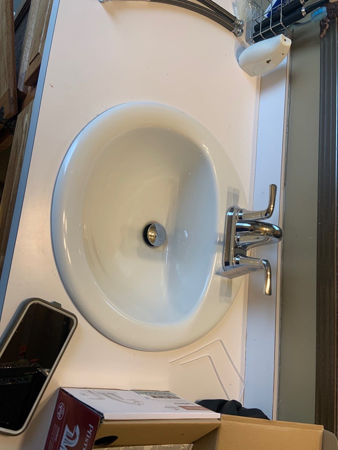 Bathroom Sink Install using Sink by A1 NERDY HOMES LLC