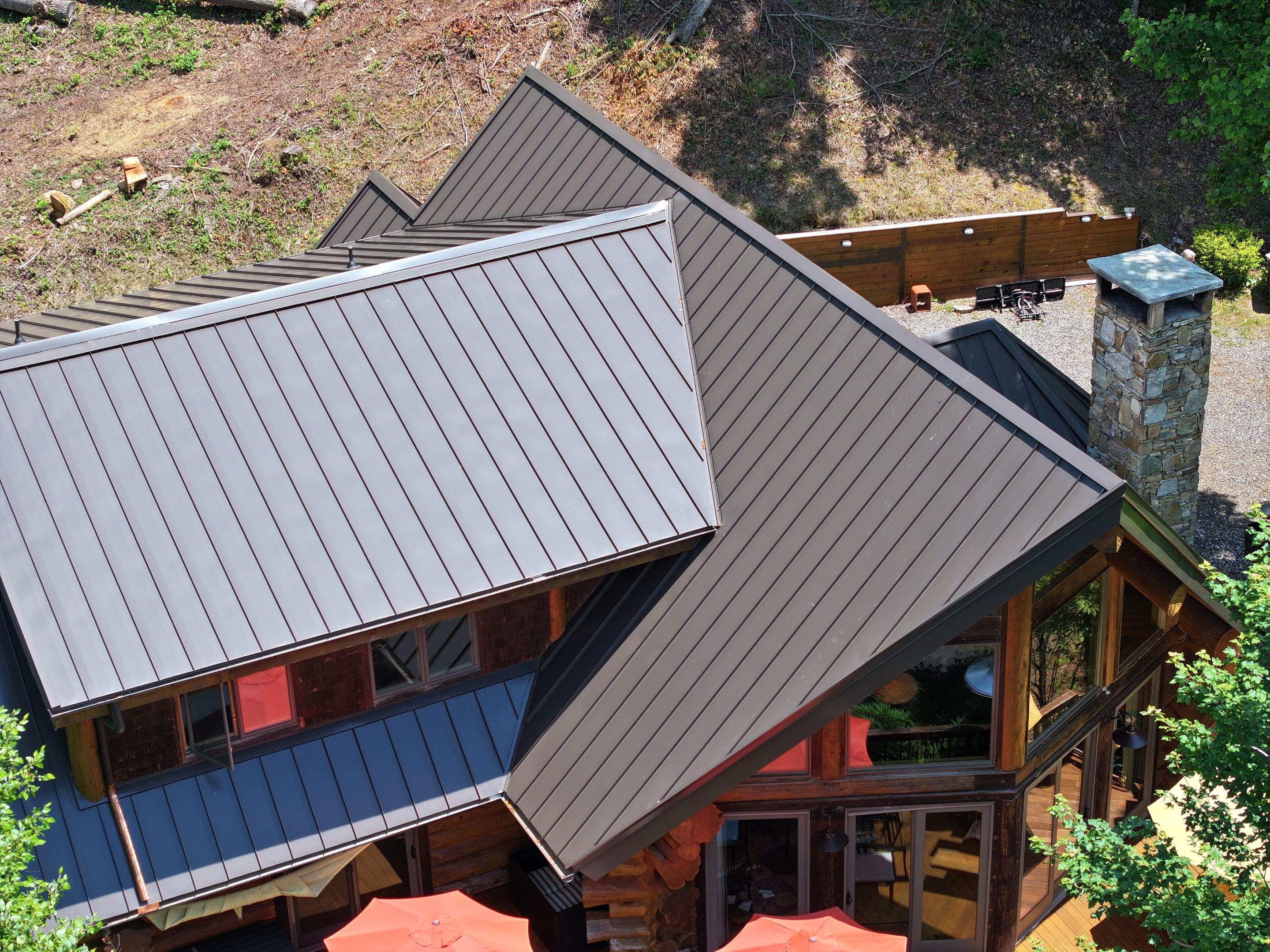 Burnished Slate Standing Seam by Omnia Roofing
