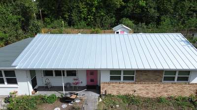 New mill finish metal roof in Gainesville, FL