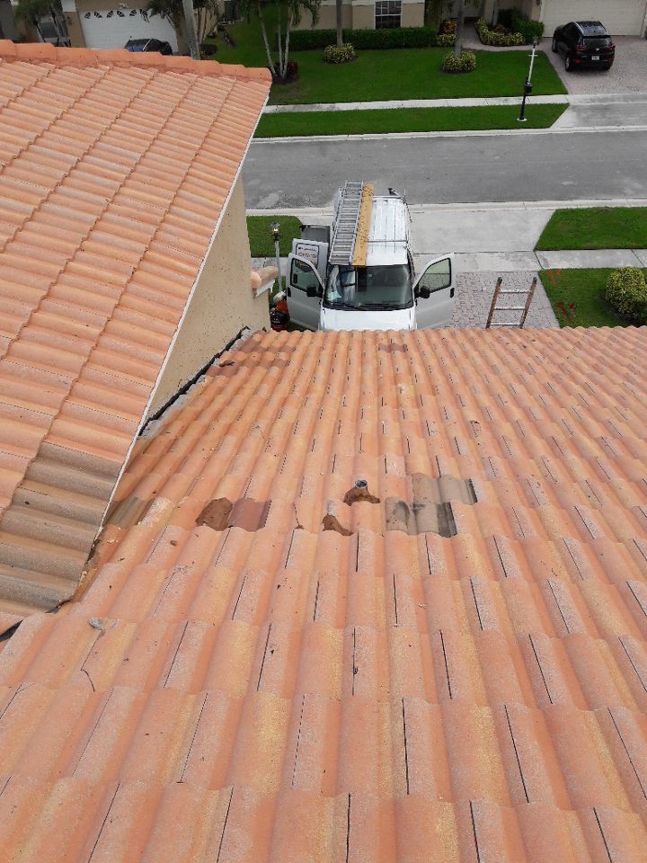 Clay Tile Roof Repair and Fascia Restoration in Boca Raton by Aastro Roofing