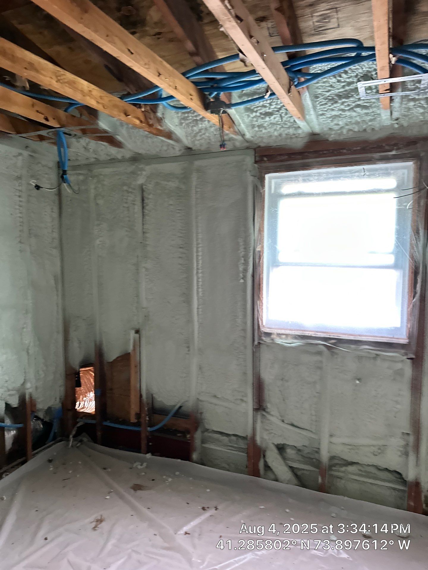 Home Remodel using Closed Cell Spray Foam by NYS Foam & Energy