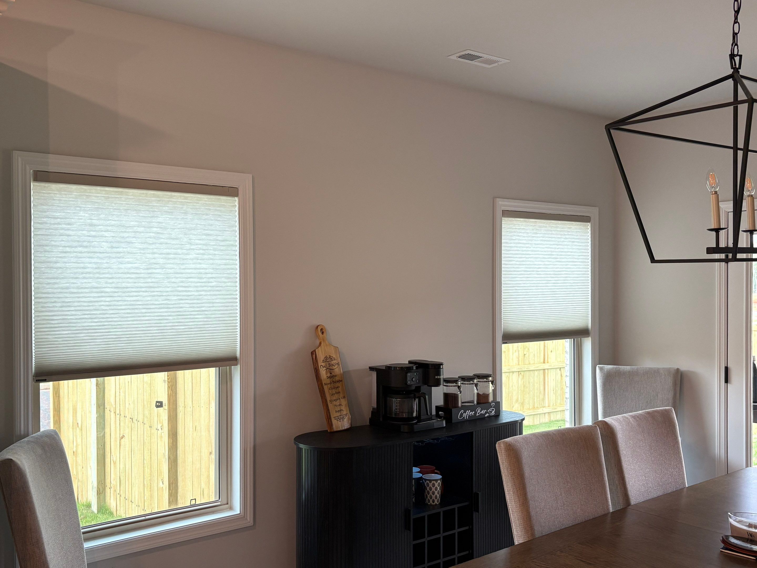 Custom Honeycomb Shades in Harvest by Blinds and Borders