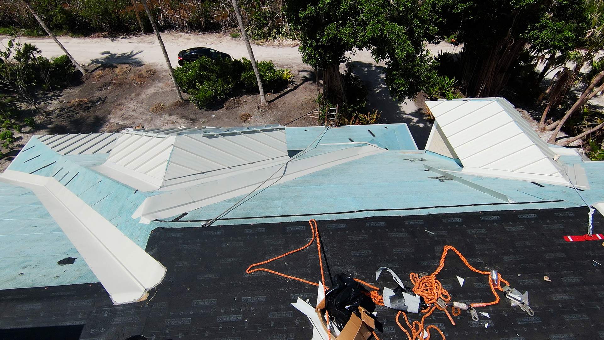 Sanibel Island Standing Seam Roof Replacement by Four Peaks Roofing