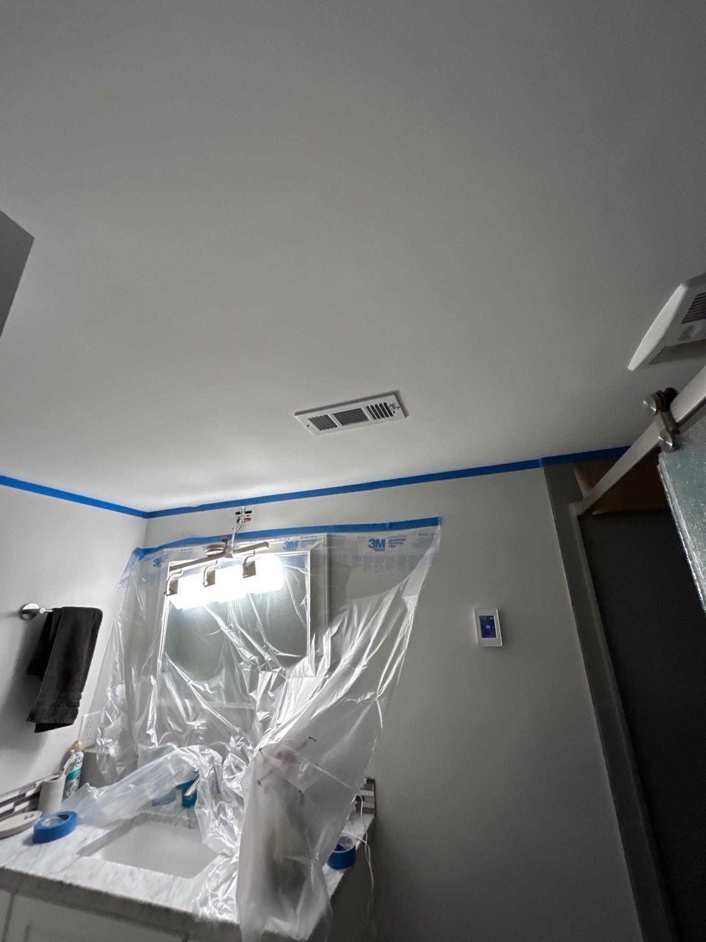 Interior painting, baseboard repair, and drywall install by Gordon Painting
