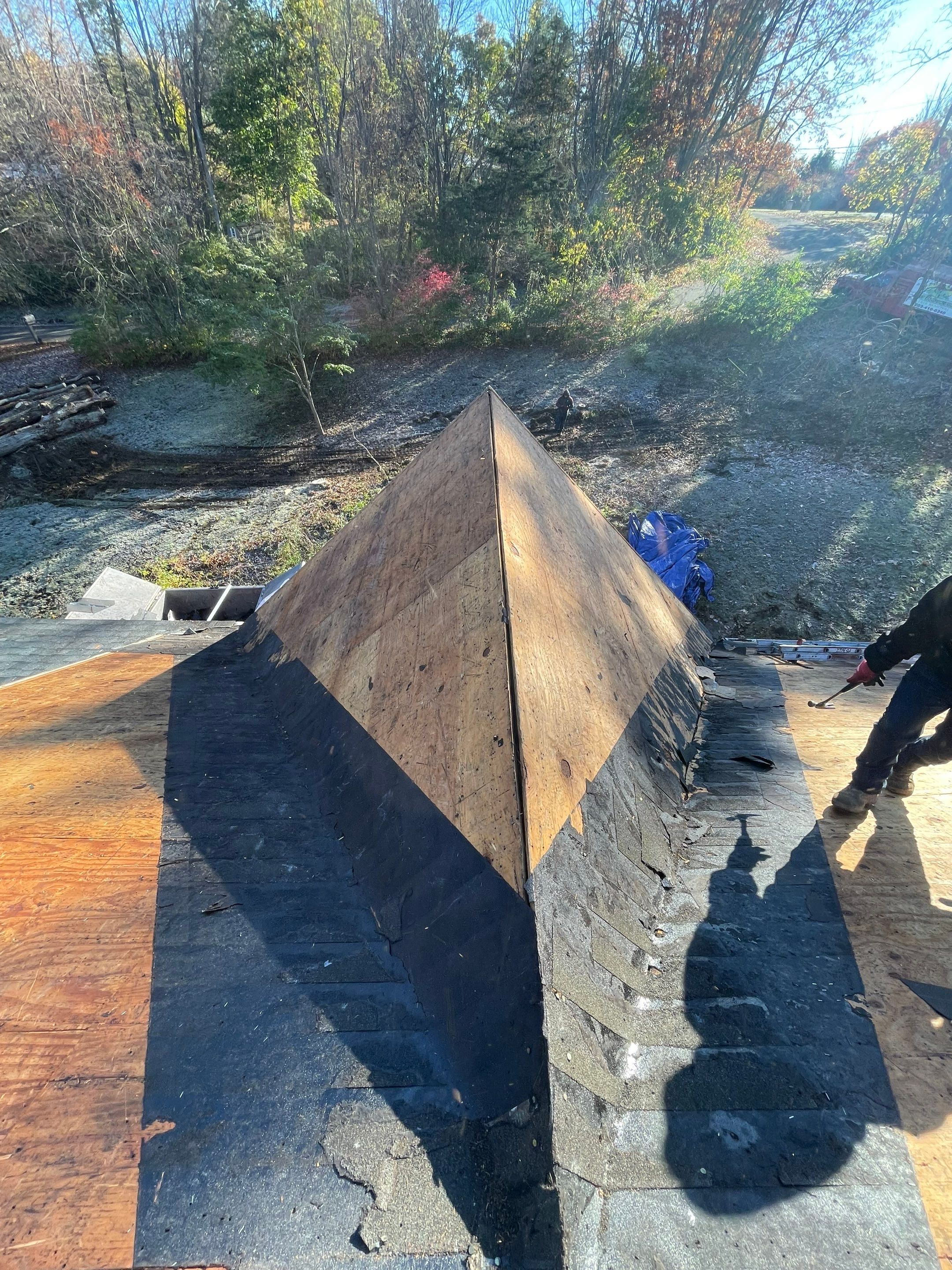 Residential Roofing Installation using Owens Corning TruDefinition Duration AR - Estate Gray & White Double 4 Siding by A Plus Exterior