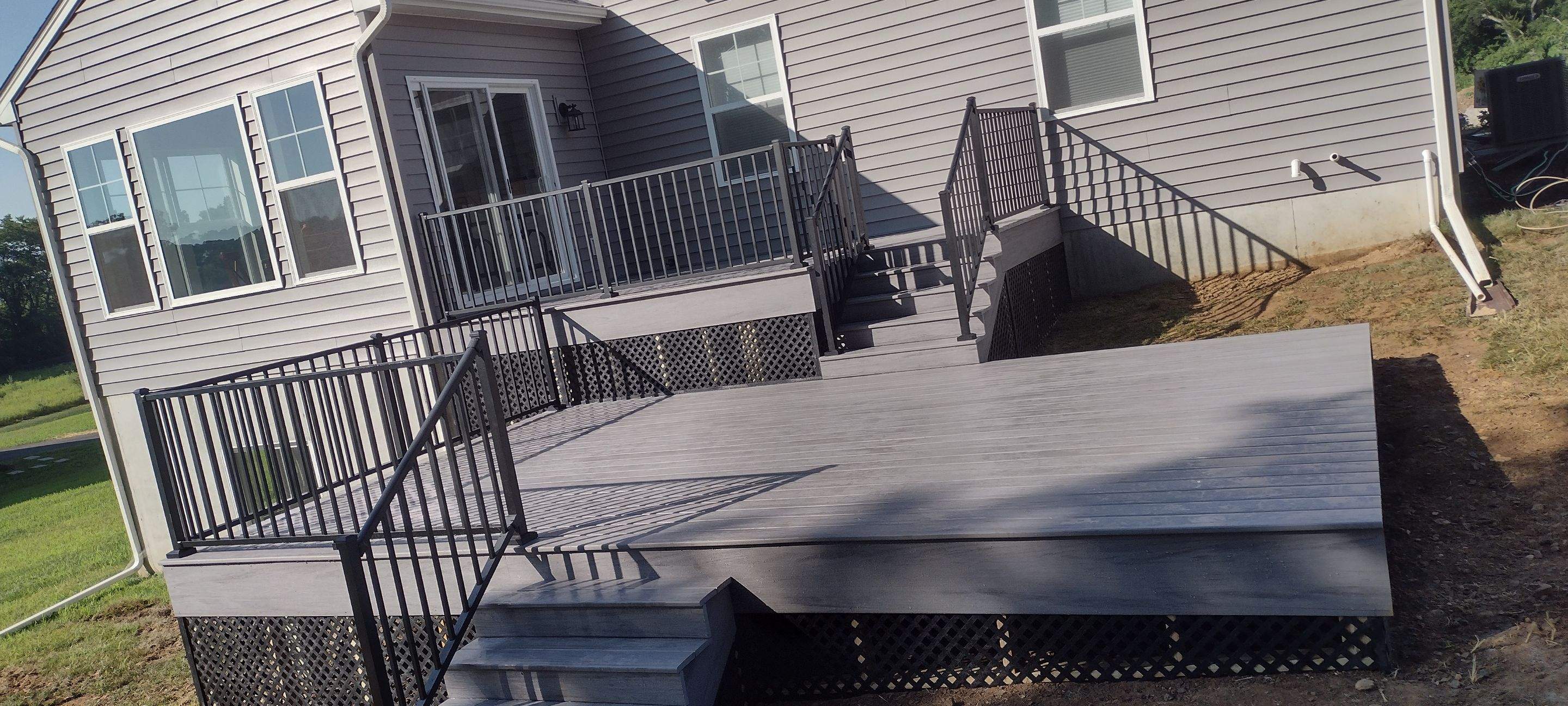 Deck Project in Sinking Spring by Wyomissing Construction LLC 