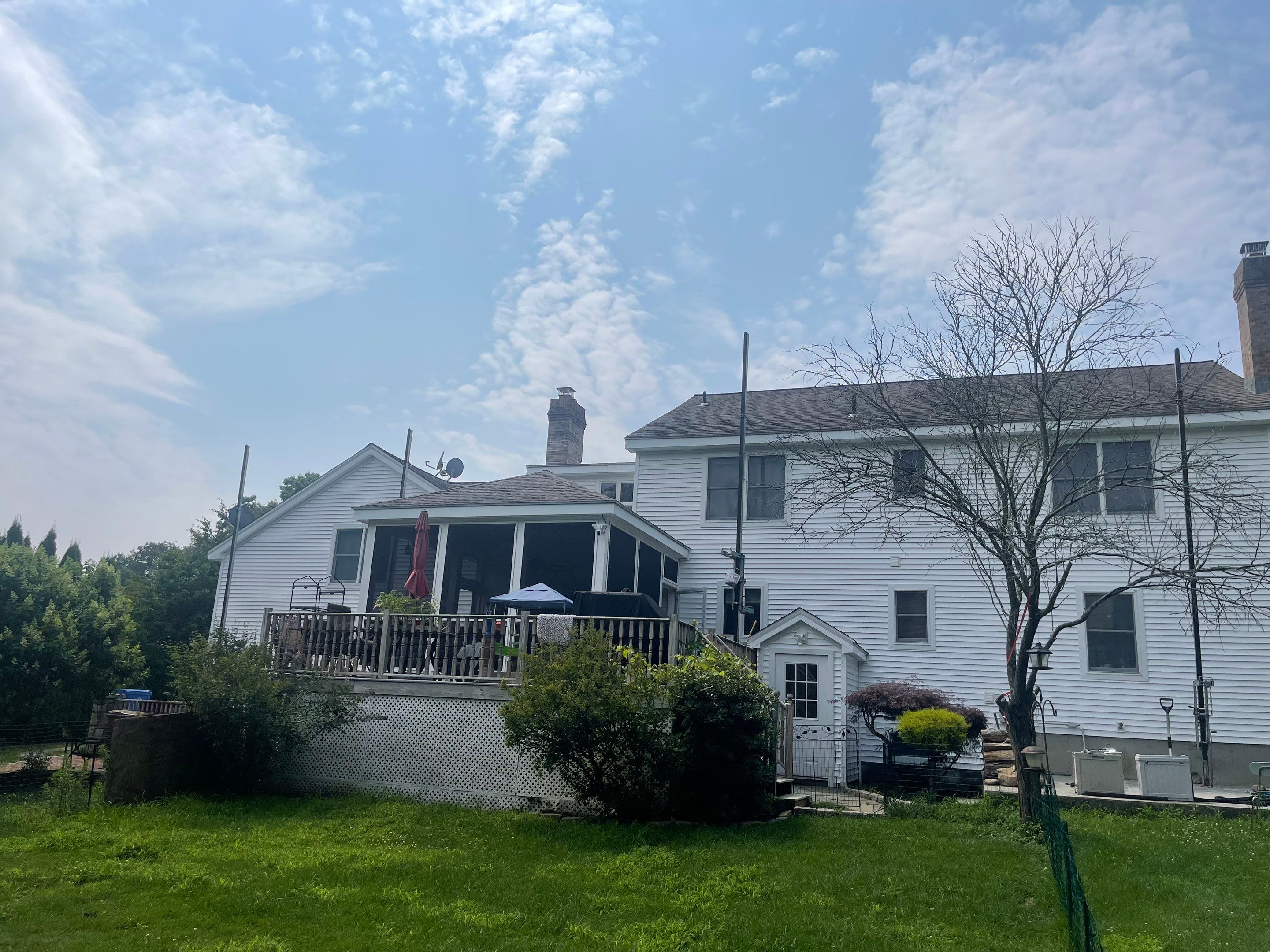 Siding Installation using Mainstreet Colonial & White gutters by A Plus Exterior