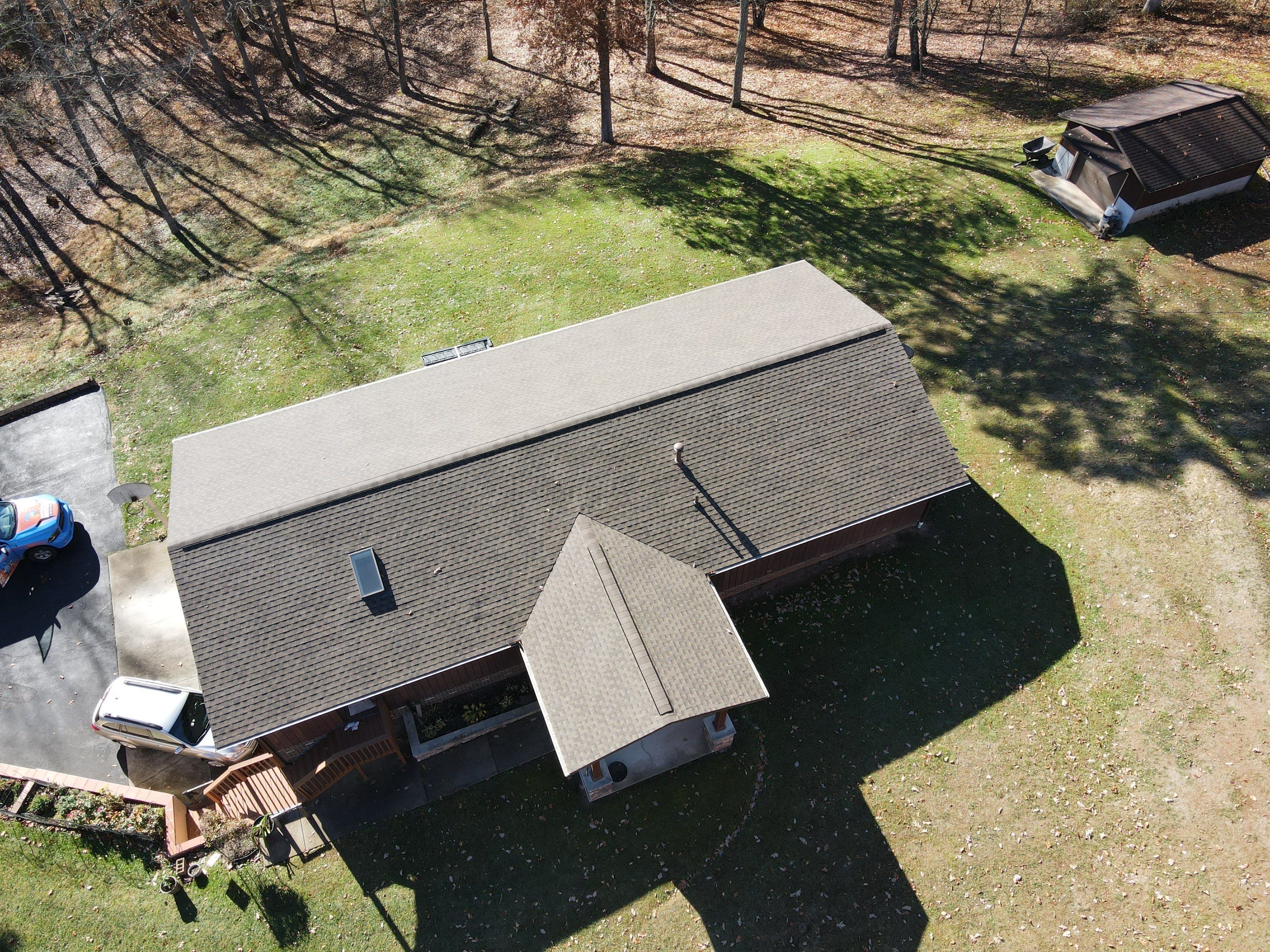 Residential Roofing Installation using GAF Timberline HDZ Barkwood by Rainstoppers Roofing