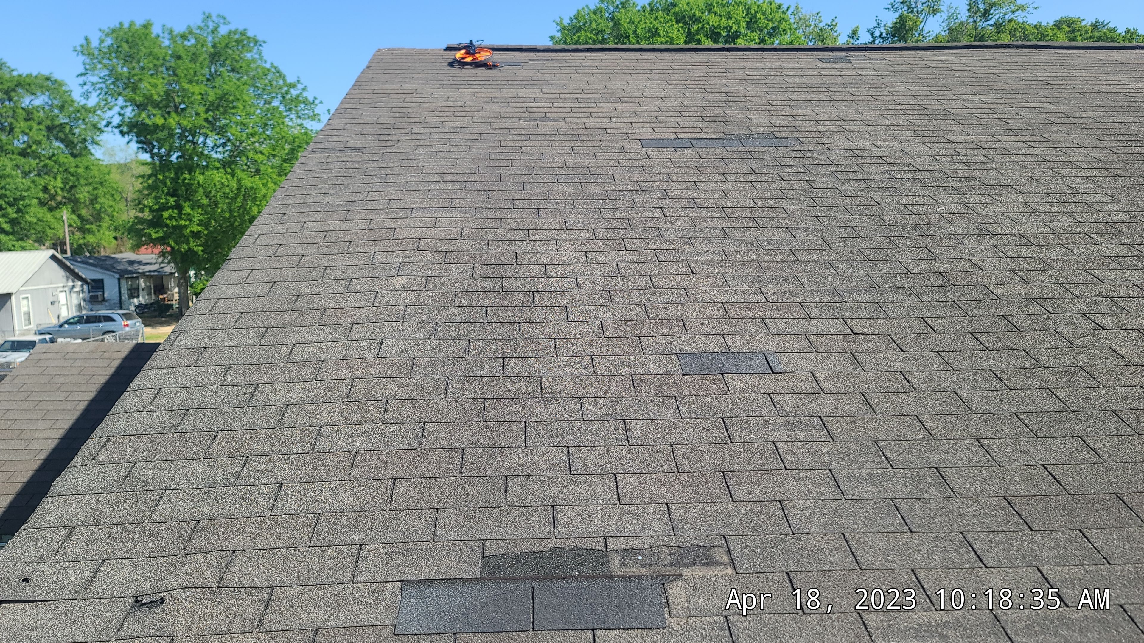 Storm Restoration Reroof: 25 Year 3-Tab Shingle by Hostetler Roofing