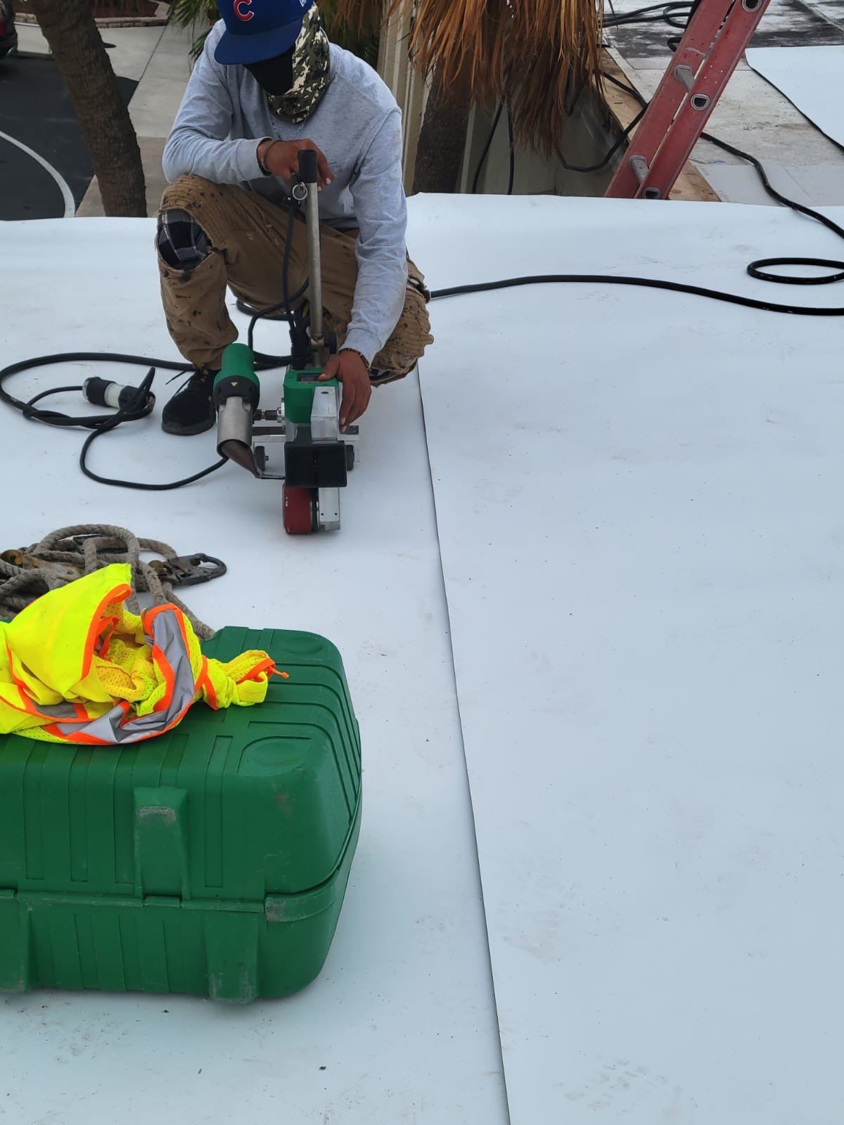Emergency Repair on School from Storm Damage by Four Peaks Roofing