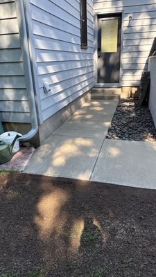 Broom Finished Walkway