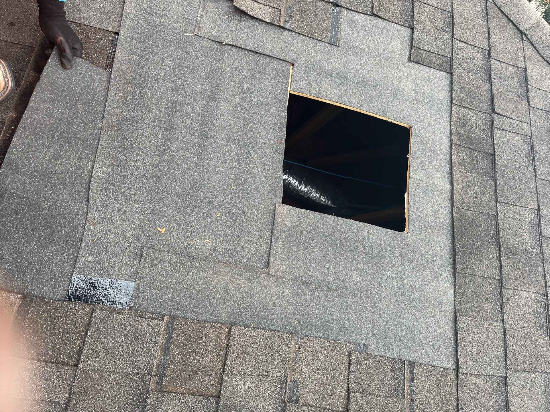 Hail Damage using Owen's Corning Duration (Lifetime) Shingles by Roof Repair Company